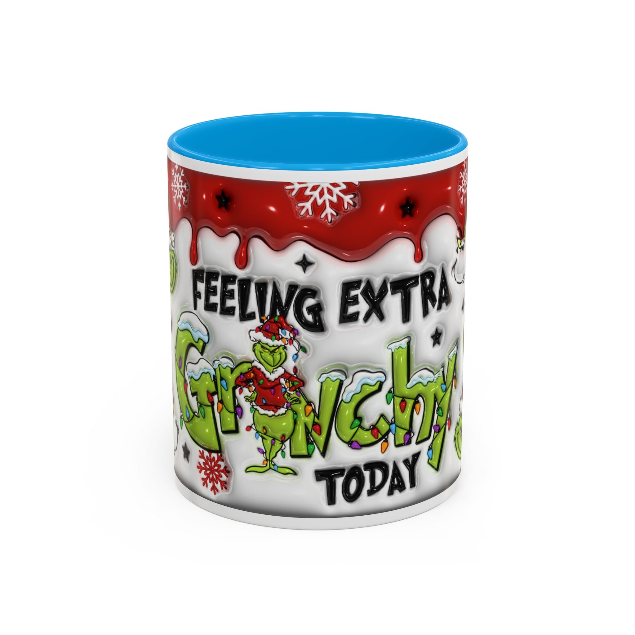 Grinch Holiday Mug - Feeling Extra Grinchy Today! Christmas Gift, Funny Coffee Cup, Holiday Decor, Winter Warmth