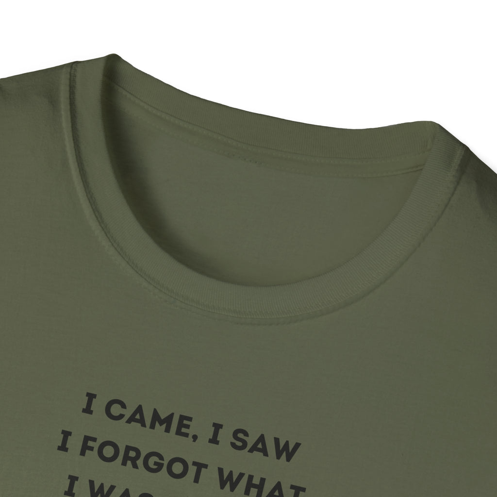 Grumpy Grinch Character with Funny Relatable Quote T-Shirt | Meme Tee