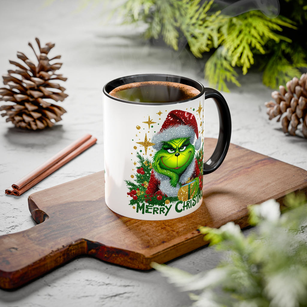 Grinchy Christmas Mug - 11oz & 15oz, Holiday Gift, Festive Beverage Cup, Winter Decorations, Fun Coffee Mug, Grinch Lover Gift