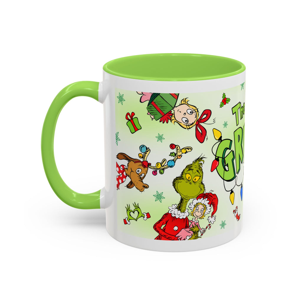 Whimsical The Grinch Mugs, Funny Holiday Gift, Christmas Coffee Cup, Festive Drinkware, Grinch Themed Mug
