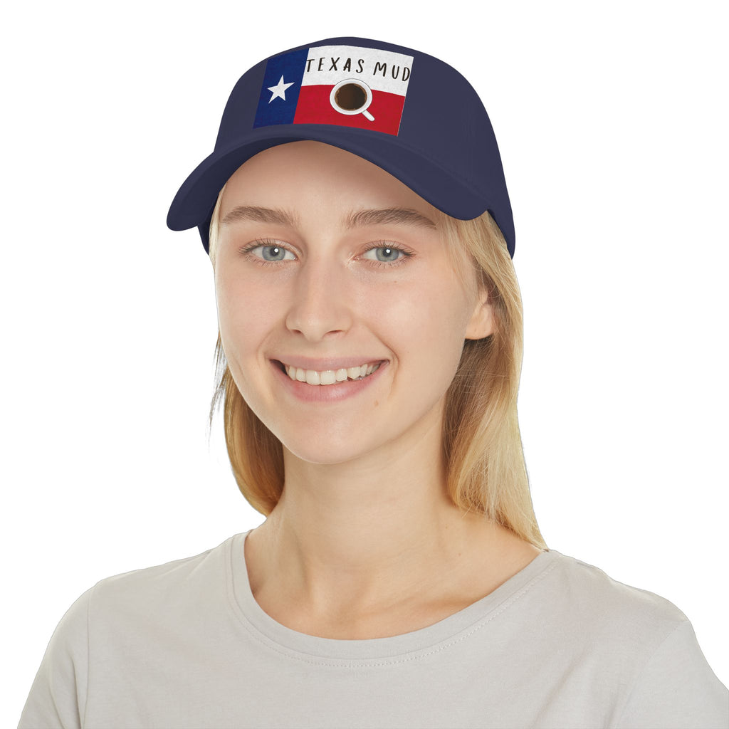 Texas Mud Coffee Flag Cap — Low Profile Baseball Hat