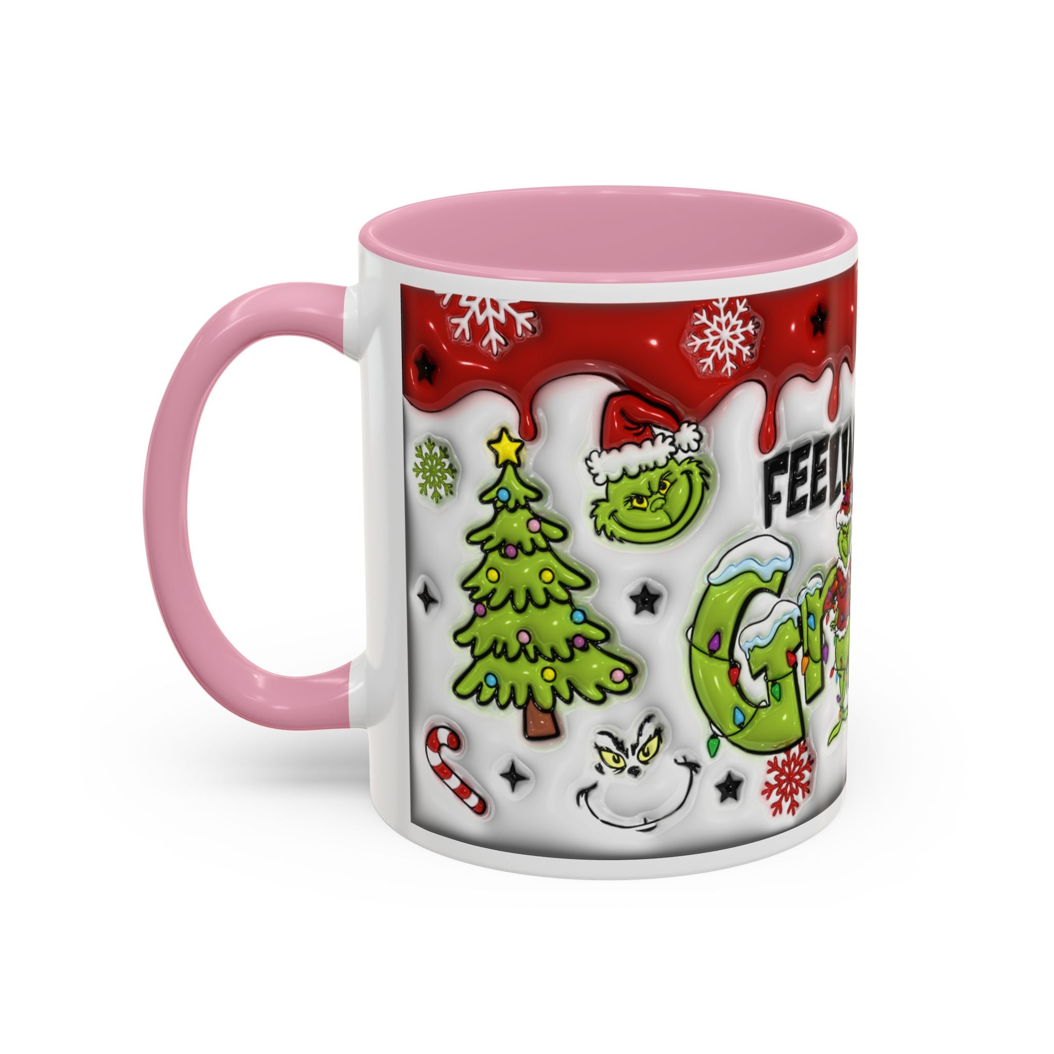 Grinch Holiday Mug - Feeling Extra Grinchy Today! Christmas Gift, Funny Coffee Cup, Holiday Decor, Winter Warmth