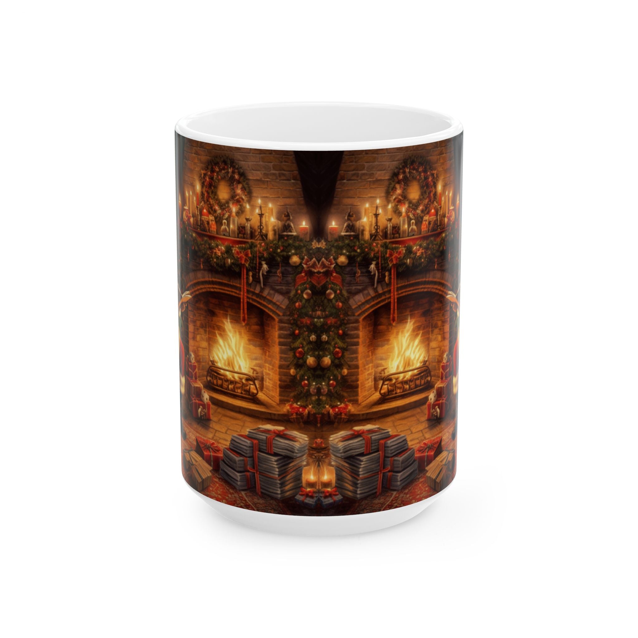 Santa Cozy Christmas Ceramic Mug - Perfect for Warm Drinks, Christmas Gift, Winter Decor, Coffee Lover, Seasonal Mug