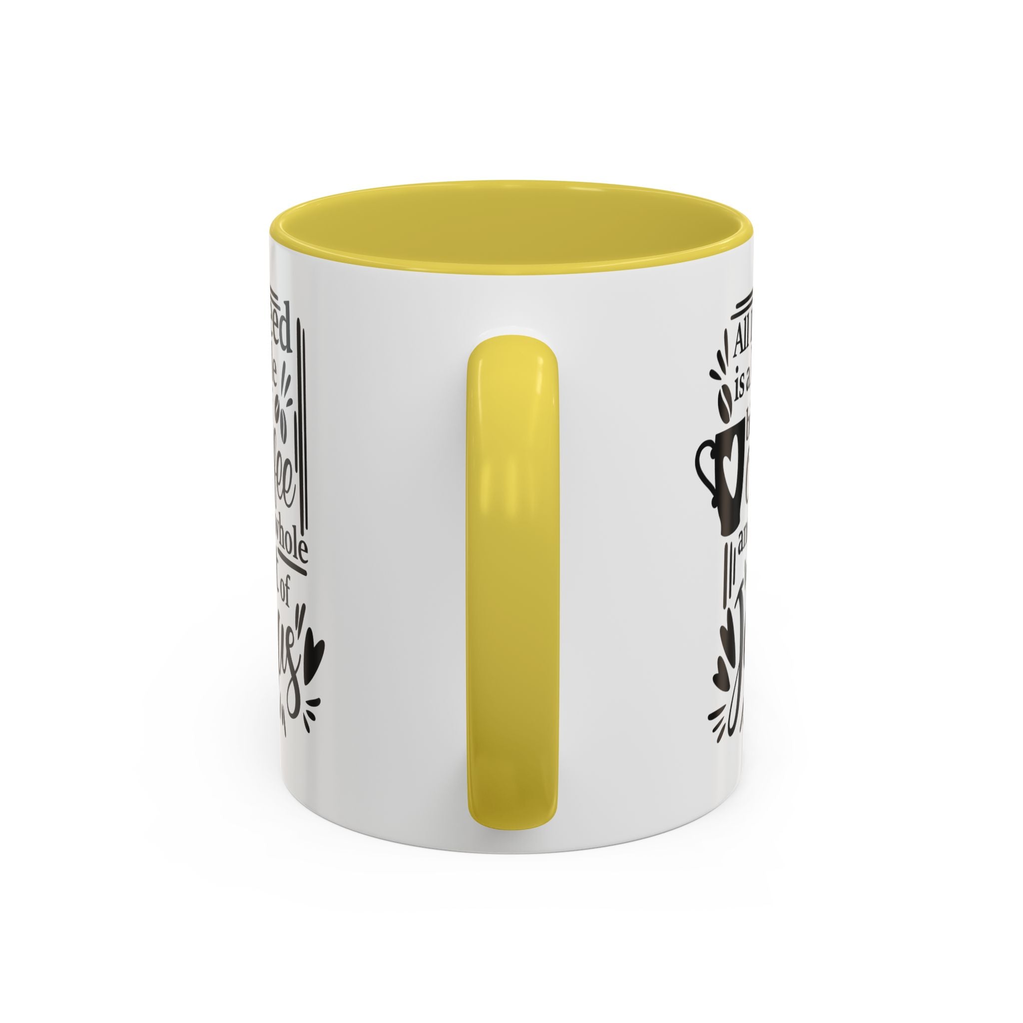 Religious Coffee Mug, Christian Tea Cup, All I Need is Coffee and Jesus, Gift for Coffee Lover, Inspirational Quote Mug with Many Colors