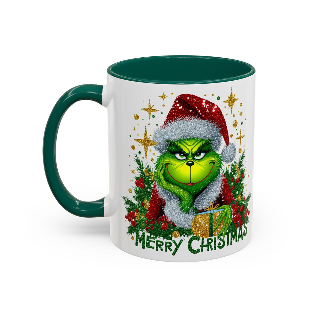 Grinchy Christmas Mug - 11oz & 15oz, Holiday Gift, Festive Beverage Cup, Winter Decorations, Fun Coffee Mug, Grinch Lover Gift