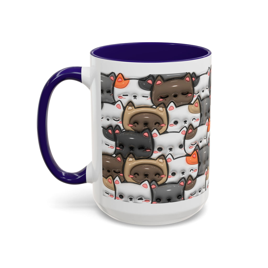 Colorful Cat Mugs - Cute Pet Lover Gift, Cat-Themed Coffee Cup, Cat Lover's Mug, Fun Kitchen Decor, Feline Art Drinkware