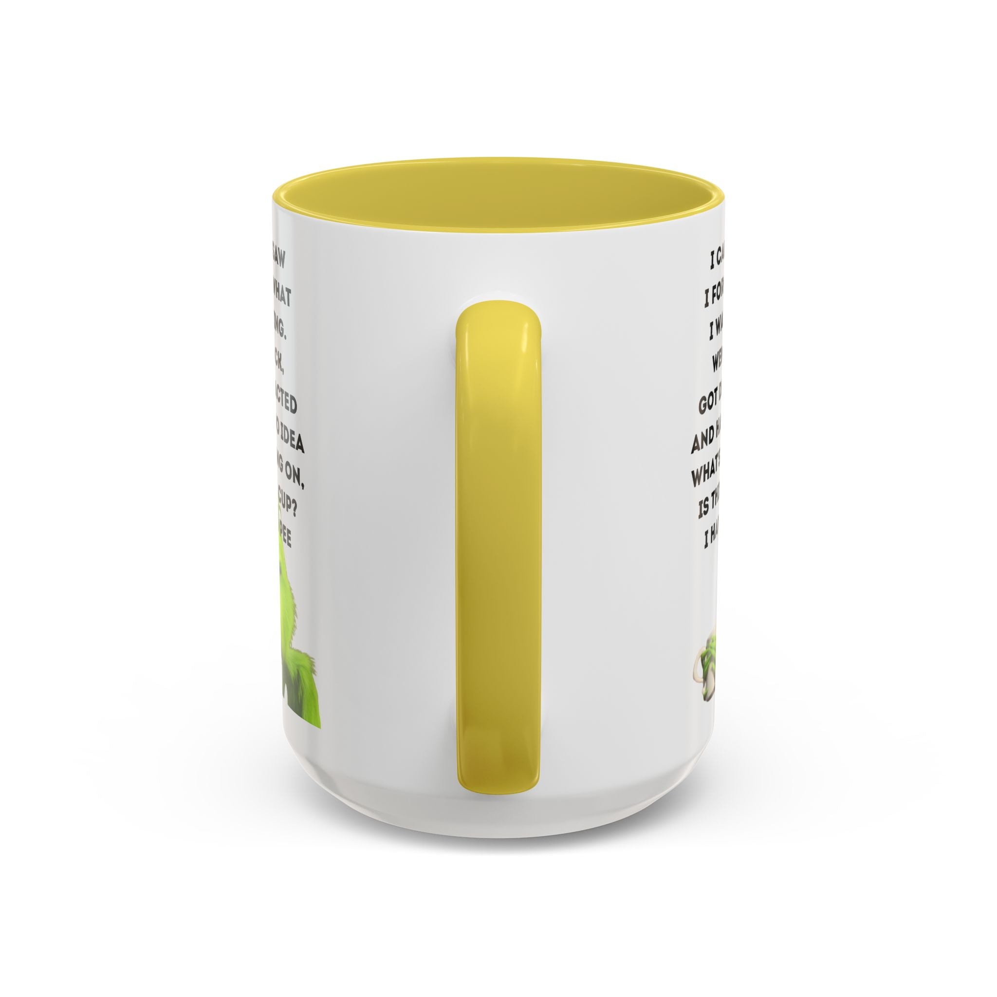 Colorful Grinch Coffee Mug, Fun Holiday Gift, Funny Tea Cup, Quirky Kitchen Decor, Grinch Fan Mug, Christmas Gift Idea