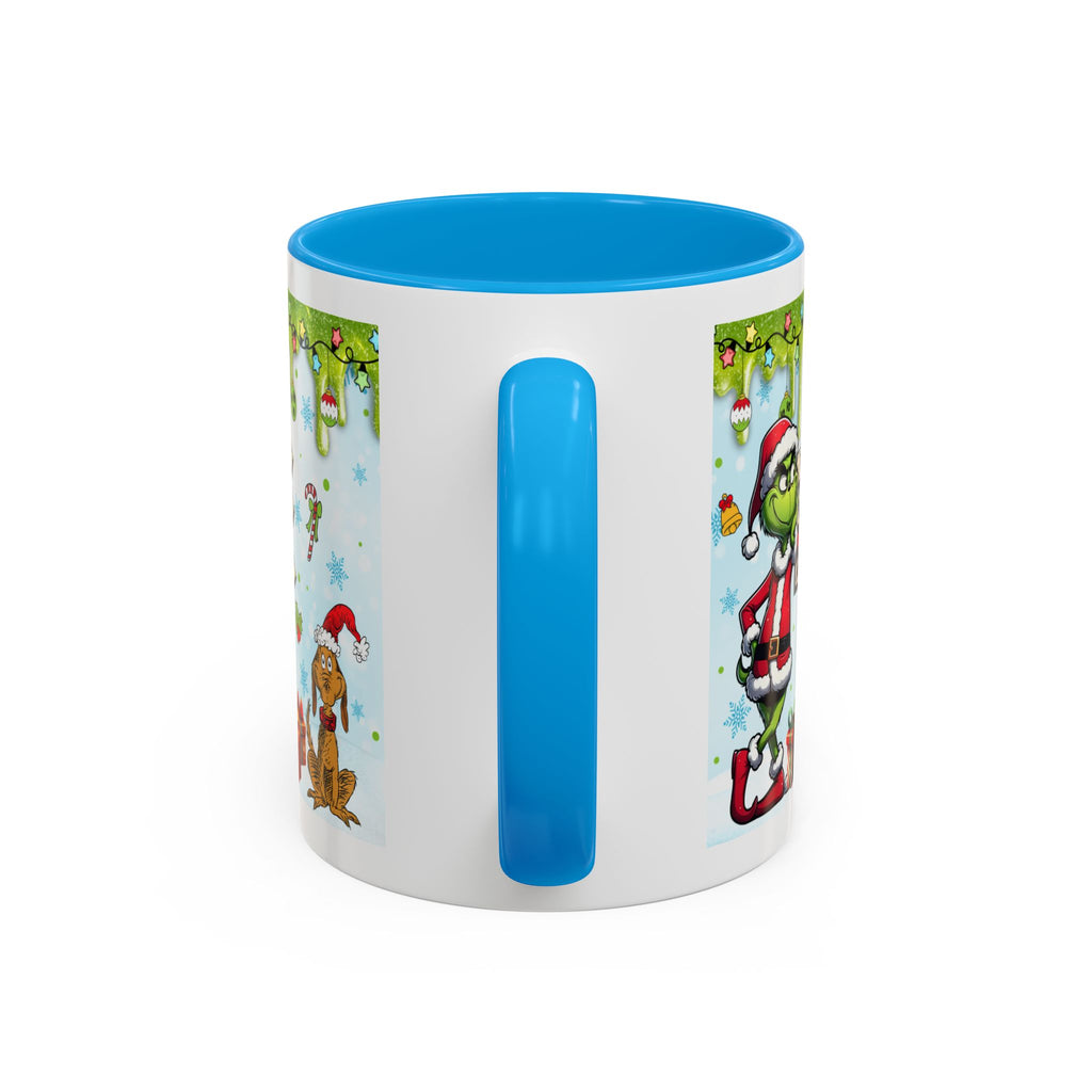 Grinch Christmas Mug | Colorful 11oz 15oz Ceramic Coffee Cup