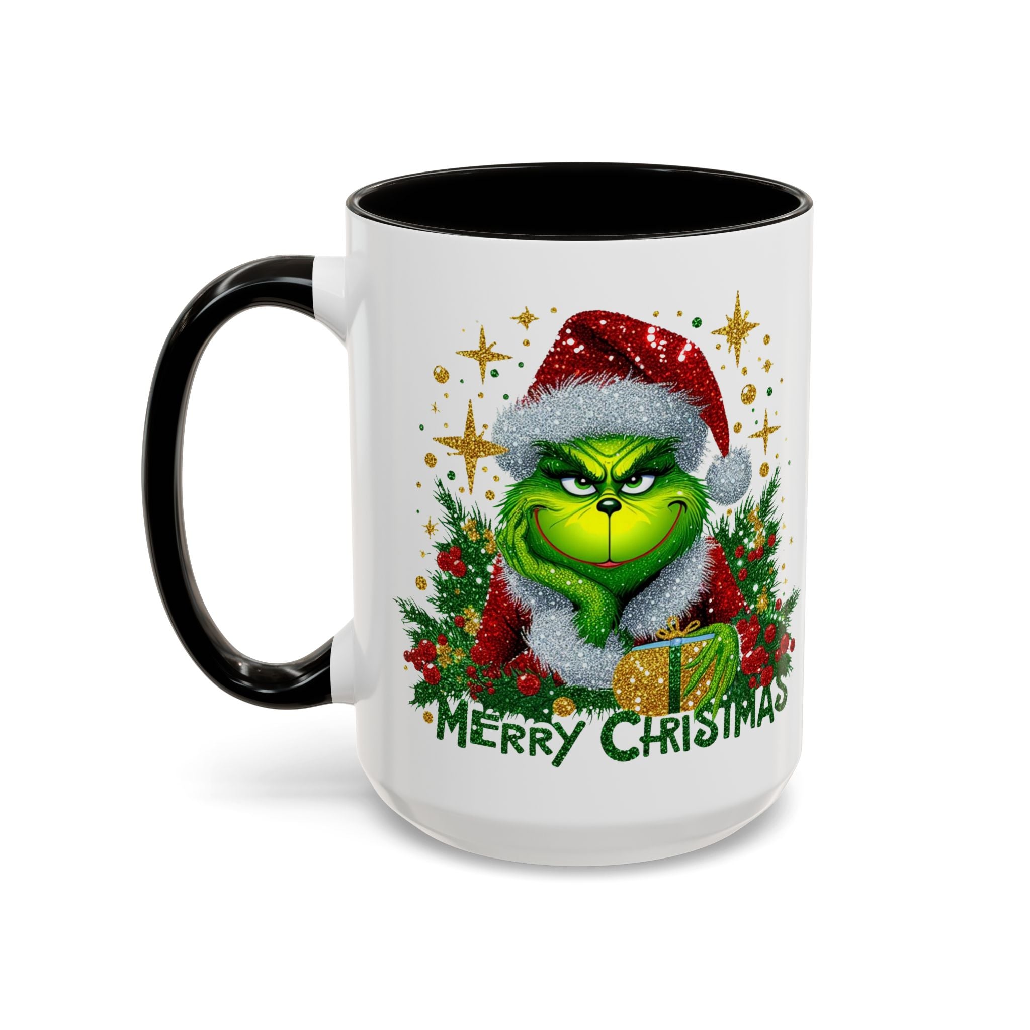 Grinchy Christmas Mug - 11oz & 15oz, Holiday Gift, Festive Beverage Cup, Winter Decorations, Fun Coffee Mug, Grinch Lover Gift