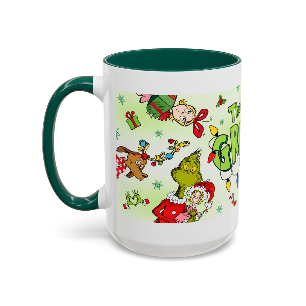 Whimsical The Grinch Mugs, Funny Holiday Gift, Christmas Coffee Cup, Festive Drinkware, Grinch Themed Mug