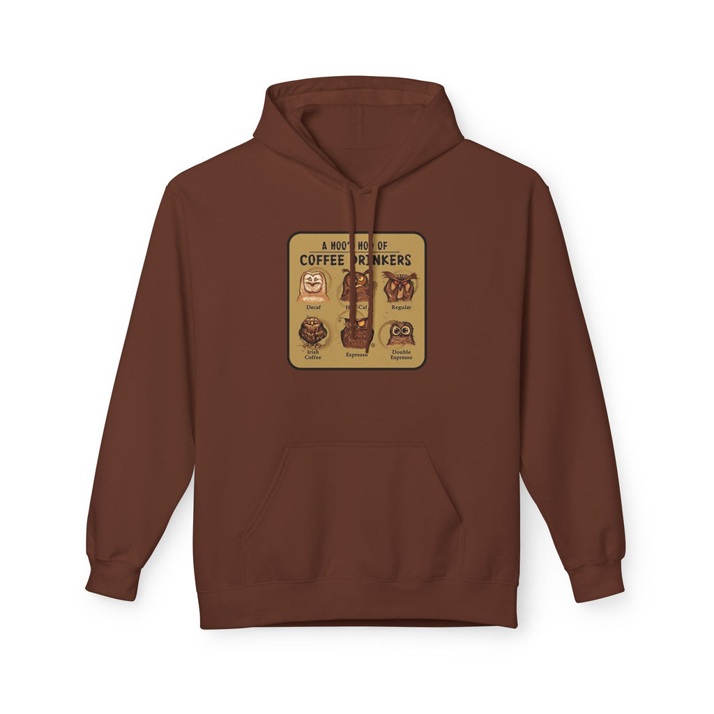 Coffee Drinkers Chart Hoodie | Coffee Types Illustration, Retro Cafe Design