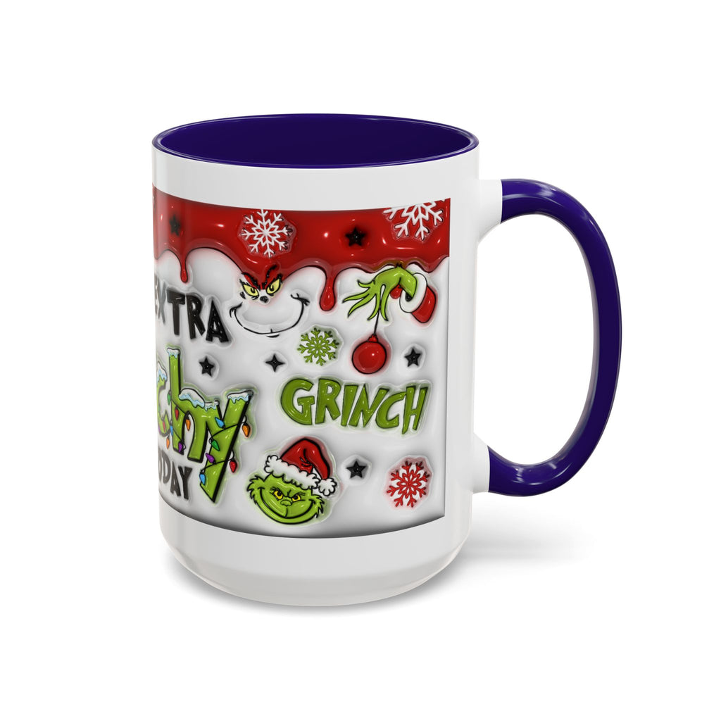 Grinch Holiday Mug - Feeling Extra Grinchy Today! Christmas Gift, Funny Coffee Cup, Holiday Decor, Winter Warmth