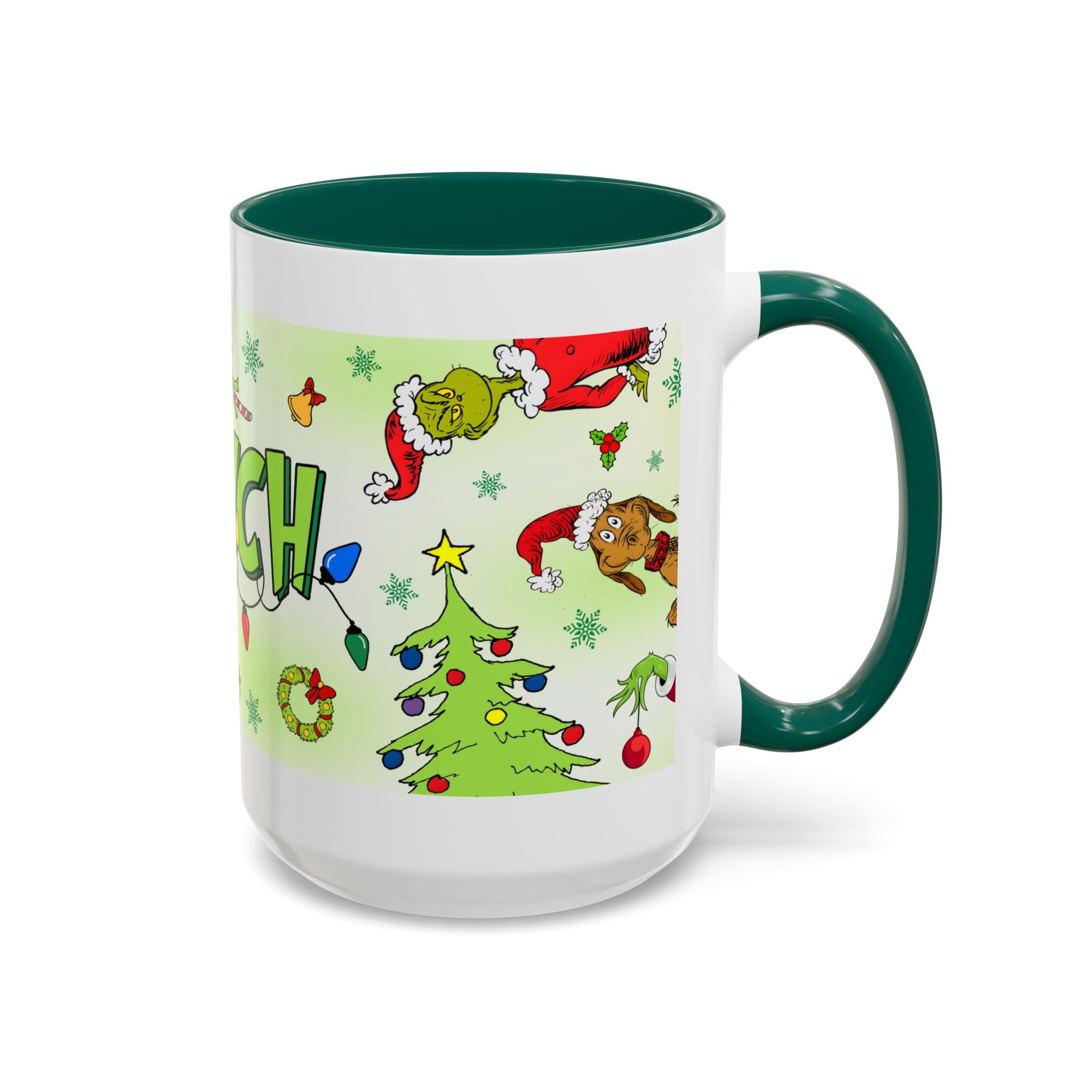 Whimsical The Grinch Mugs, Funny Holiday Gift, Christmas Coffee Cup, Festive Drinkware, Grinch Themed Mug