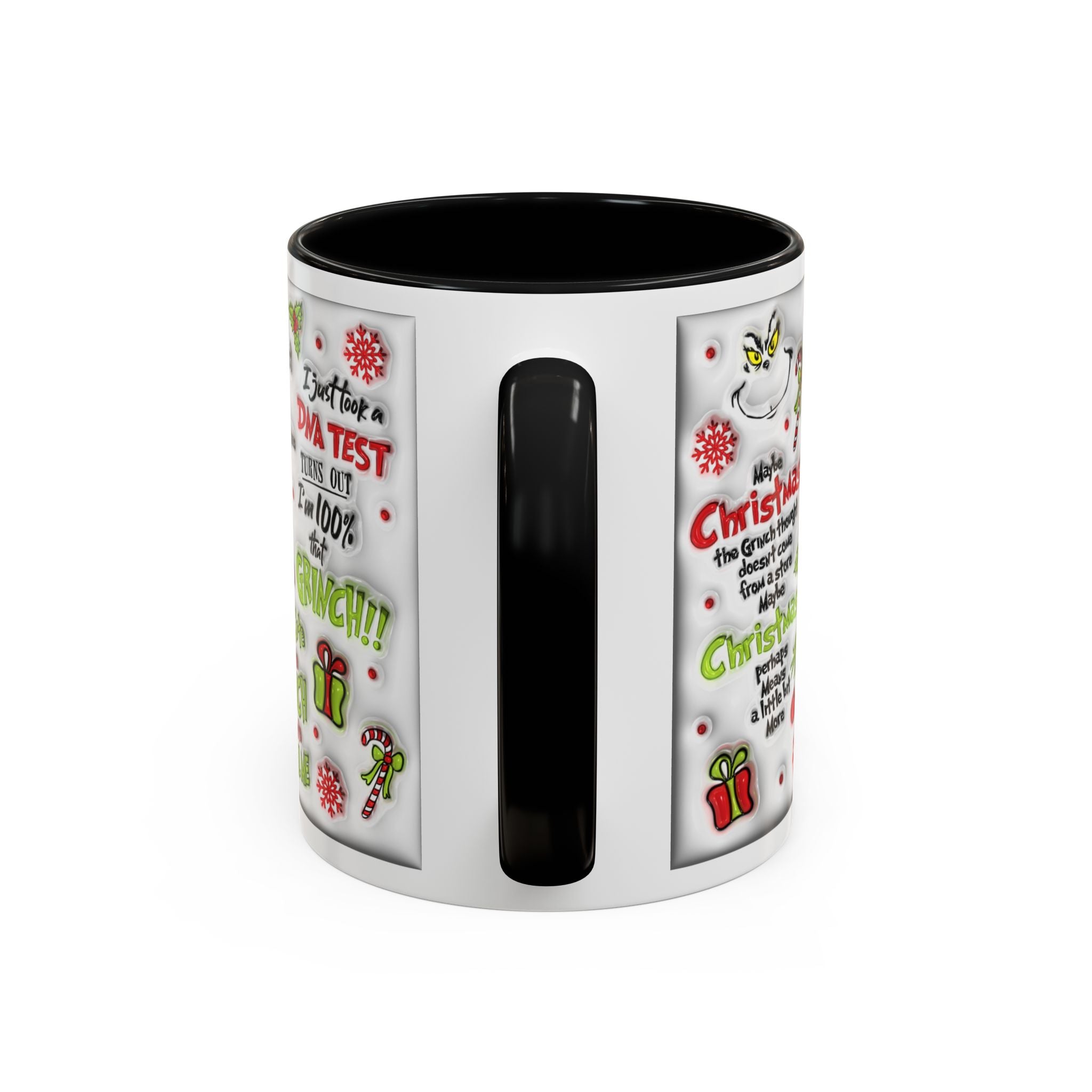 Grinchy Holiday Coffee Mug — "Feeling Extra Grinchy Today" Accent Mug (11/15oz)