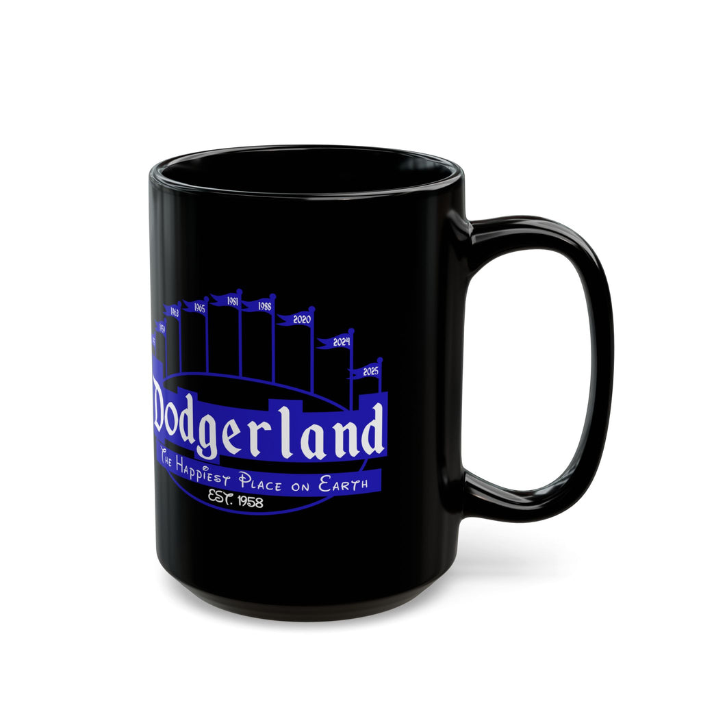 Dodgerland Logo Mug | Black Ceramic Coffee Mug