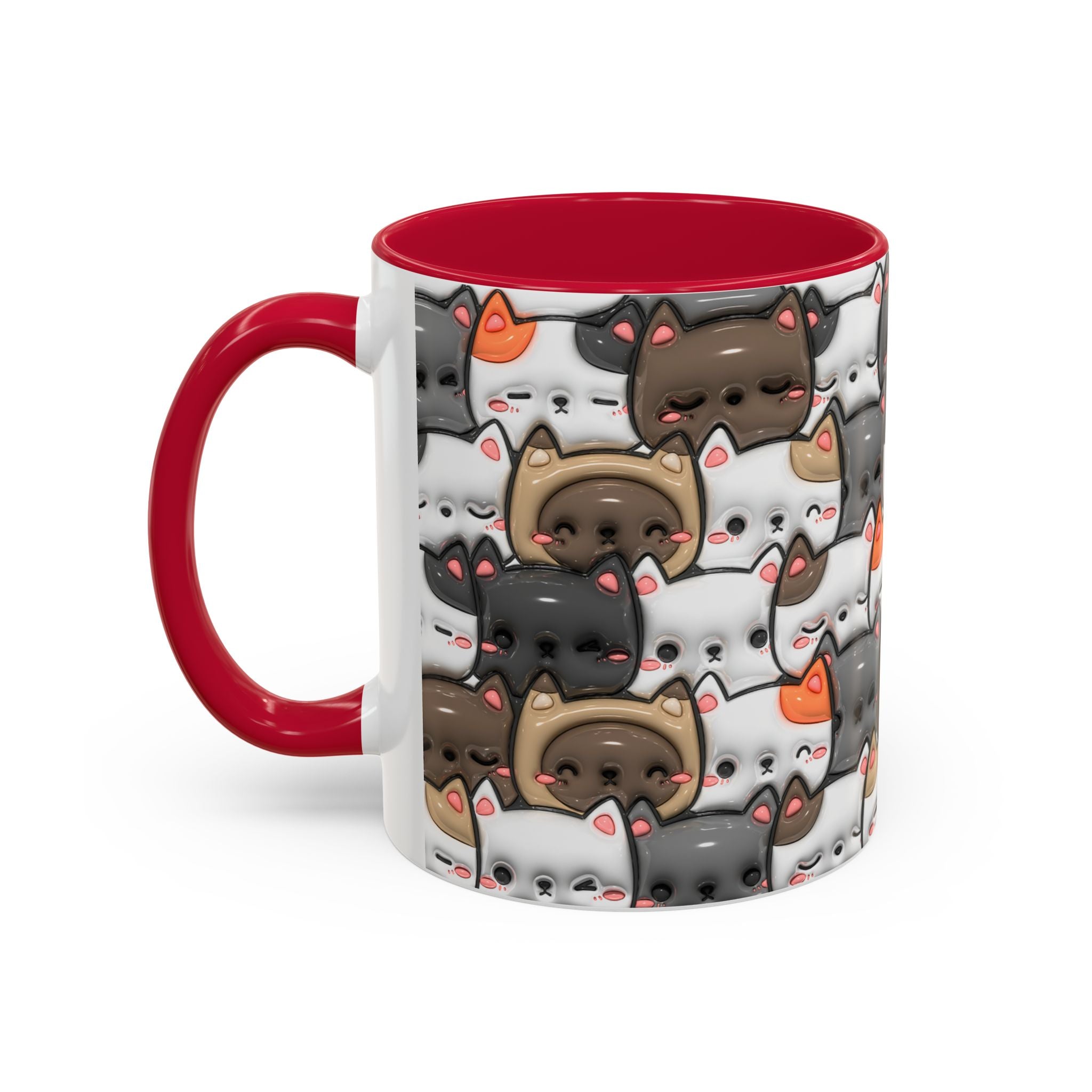 Colorful Cat Mugs - Cute Pet Lover Gift, Cat-Themed Coffee Cup, Cat Lover's Mug, Fun Kitchen Decor, Feline Art Drinkware