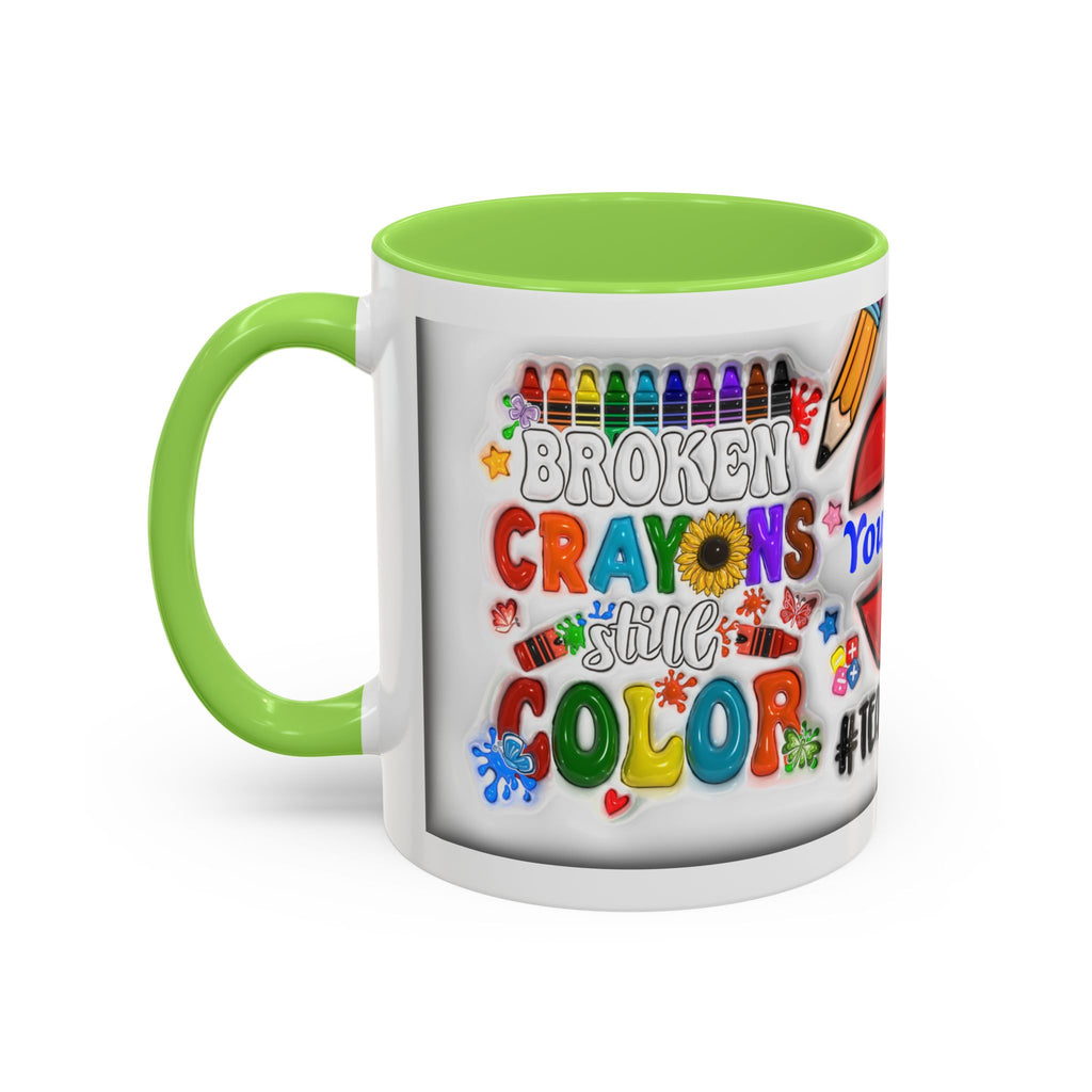 Personalized Teacher Mugs | Colorful 11oz & 15oz Coffee Cups | Fun Gift for Educators | Back to School | Teacher Appreciation