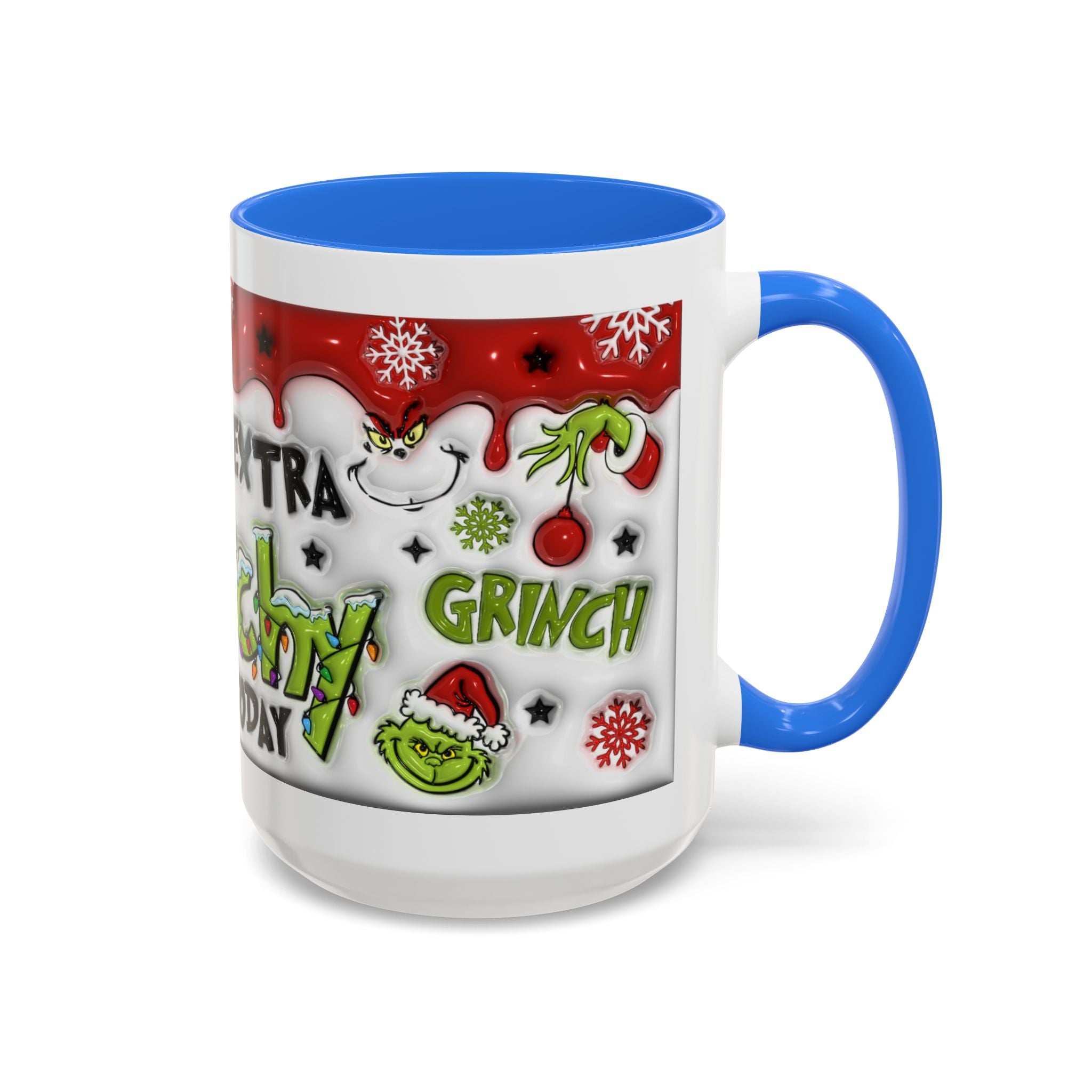 Grinch Holiday Mug - Feeling Extra Grinchy Today! Christmas Gift, Funny Coffee Cup, Holiday Decor, Winter Warmth