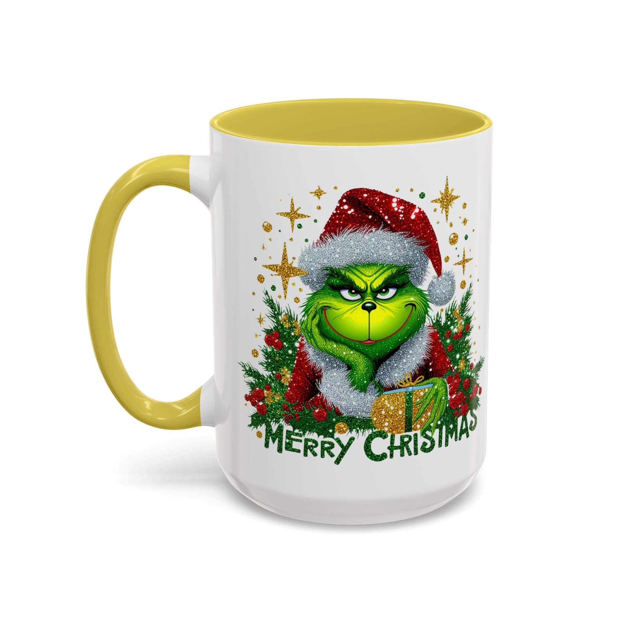 Grinchy Christmas Mug - 11oz & 15oz, Holiday Gift, Festive Beverage Cup, Winter Decorations, Fun Coffee Mug, Grinch Lover Gift