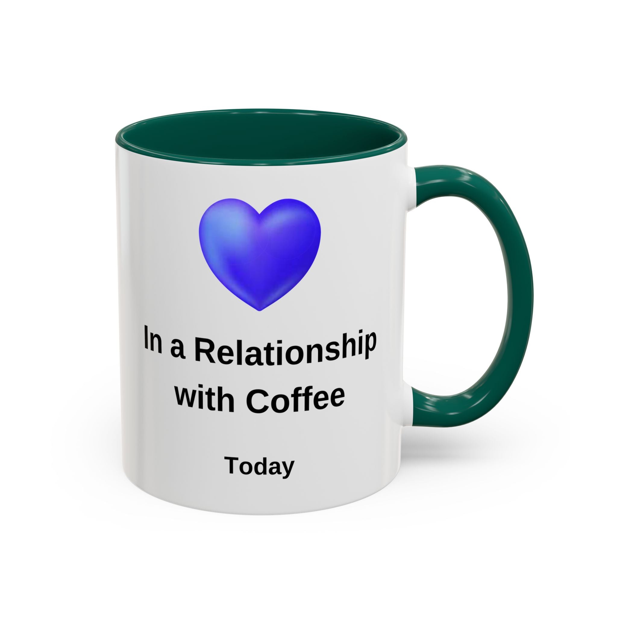 Coffee Lover Mug, Funny Coffee Cup Gift, Relationship with Coffee, Colorful Ceramic Mug, Coffee Addict Mug, Coffee Gift for Her, Coffee Mug