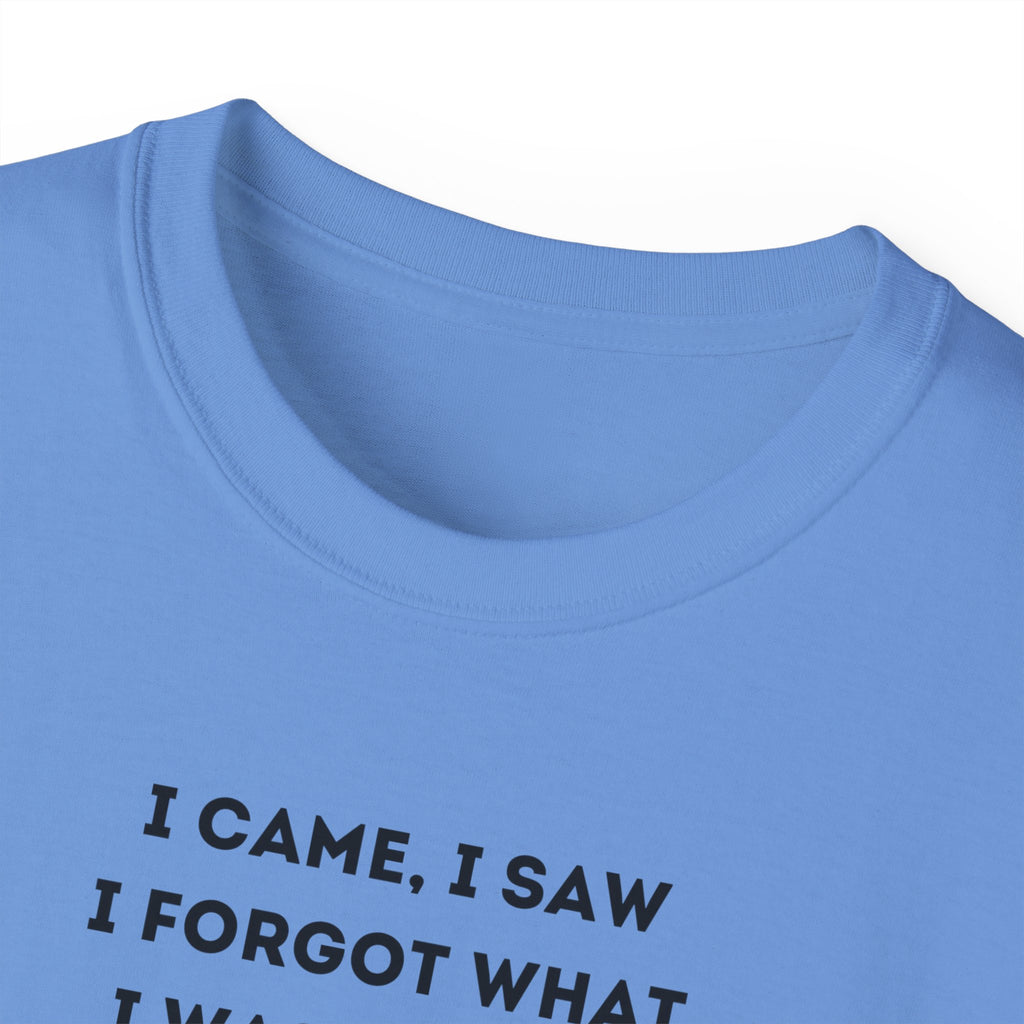 I Have to Pee - Funny Unisex Tee - I Came, I Saw, I Forgot, Perfect Gift for Friends, Casual Wear, Birthday, Humor Apparel, Everyday Wear
