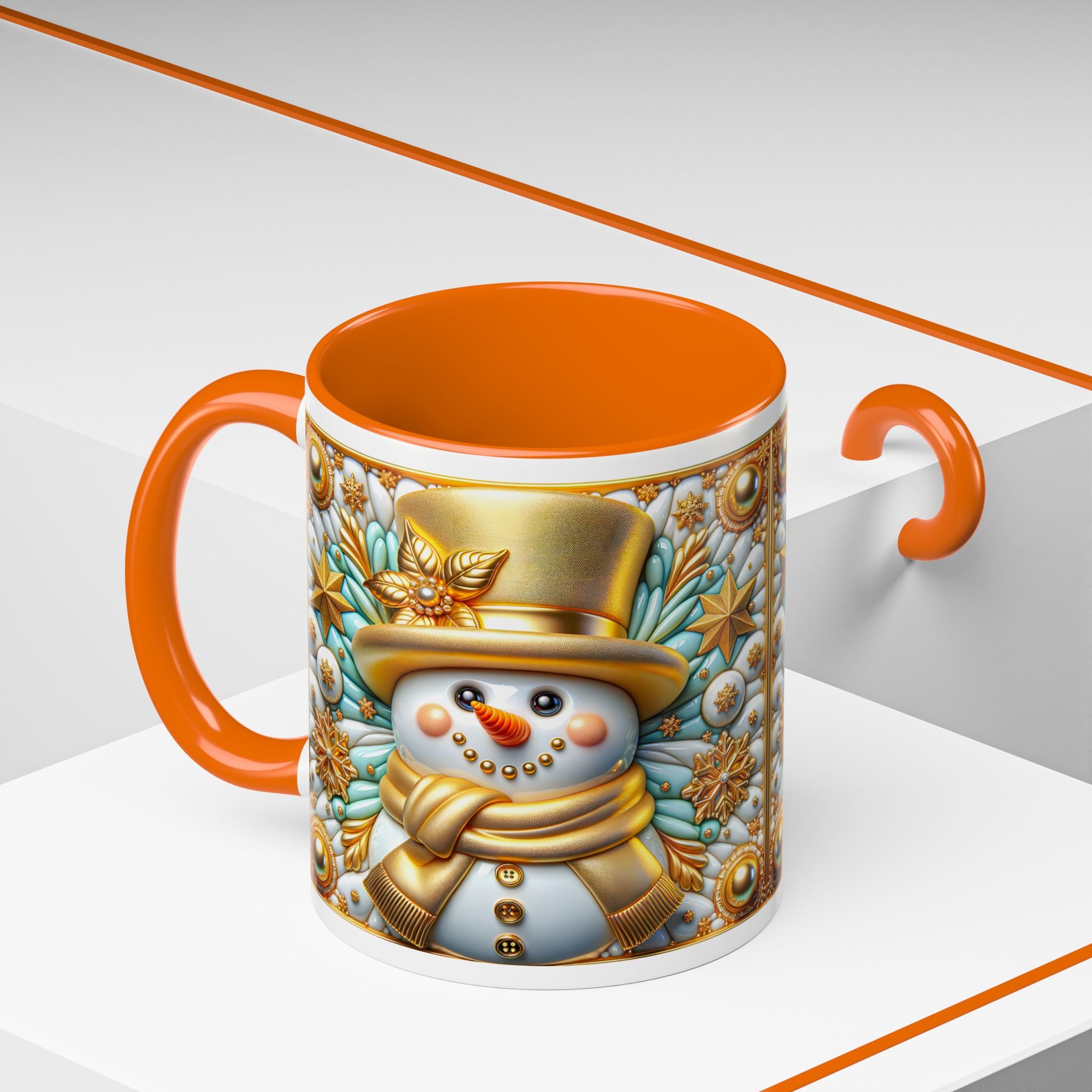 Festive Snowman Coffee Mug | Holiday Gift, Winter Decor, Cute Mug, Christmas Mug, Snowman Lover's Gift