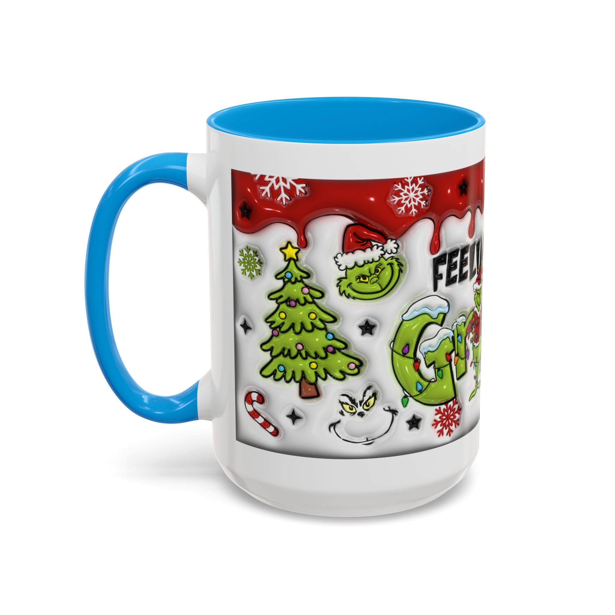 Grinch Holiday Mug - Feeling Extra Grinchy Today! Christmas Gift, Funny Coffee Cup, Holiday Decor, Winter Warmth