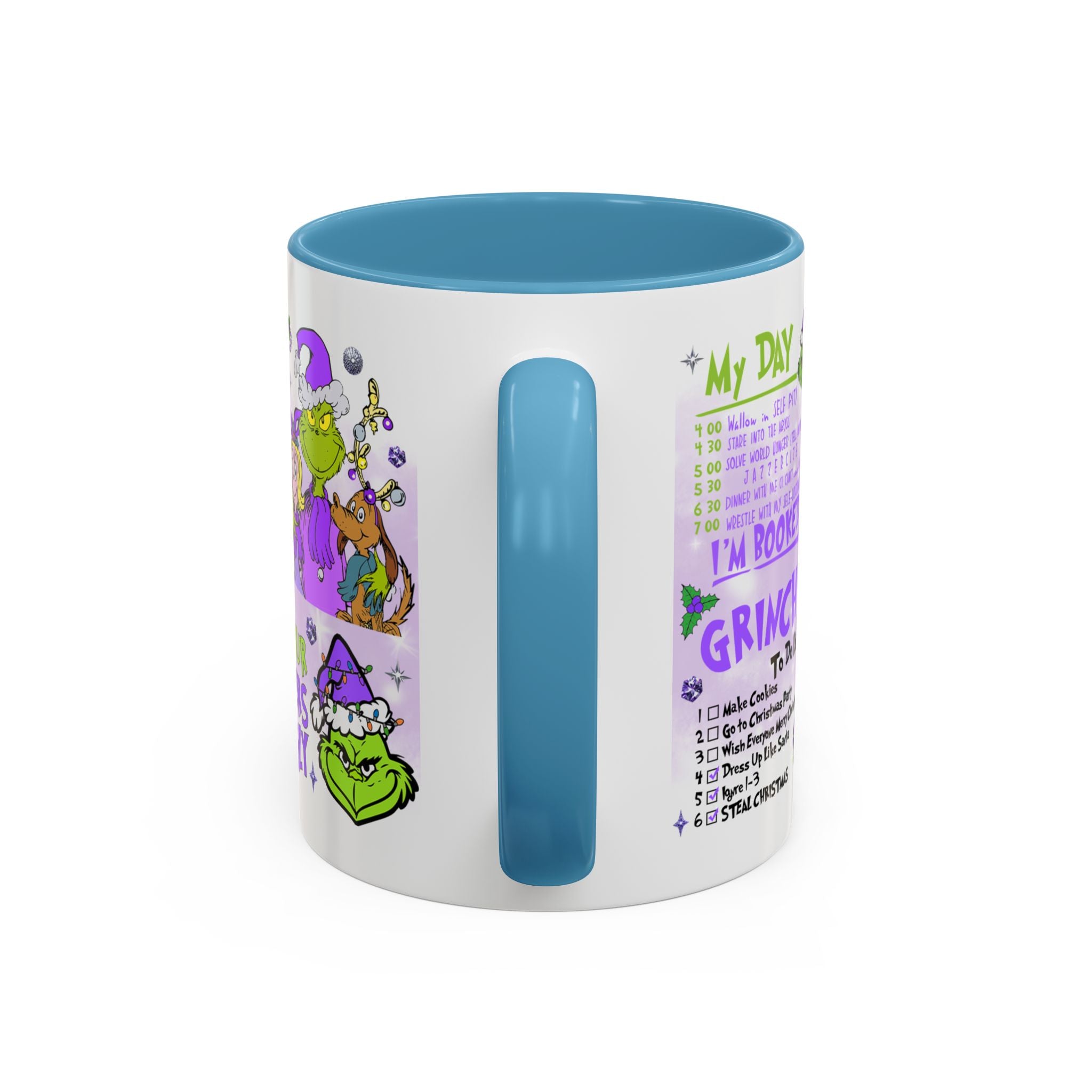 Grinchy Accent Coffee Mug - Fun Holiday Gift, Christmas Decor, Grinch Fan Merchandise, Unique Coffee Cup, Holiday Humor
