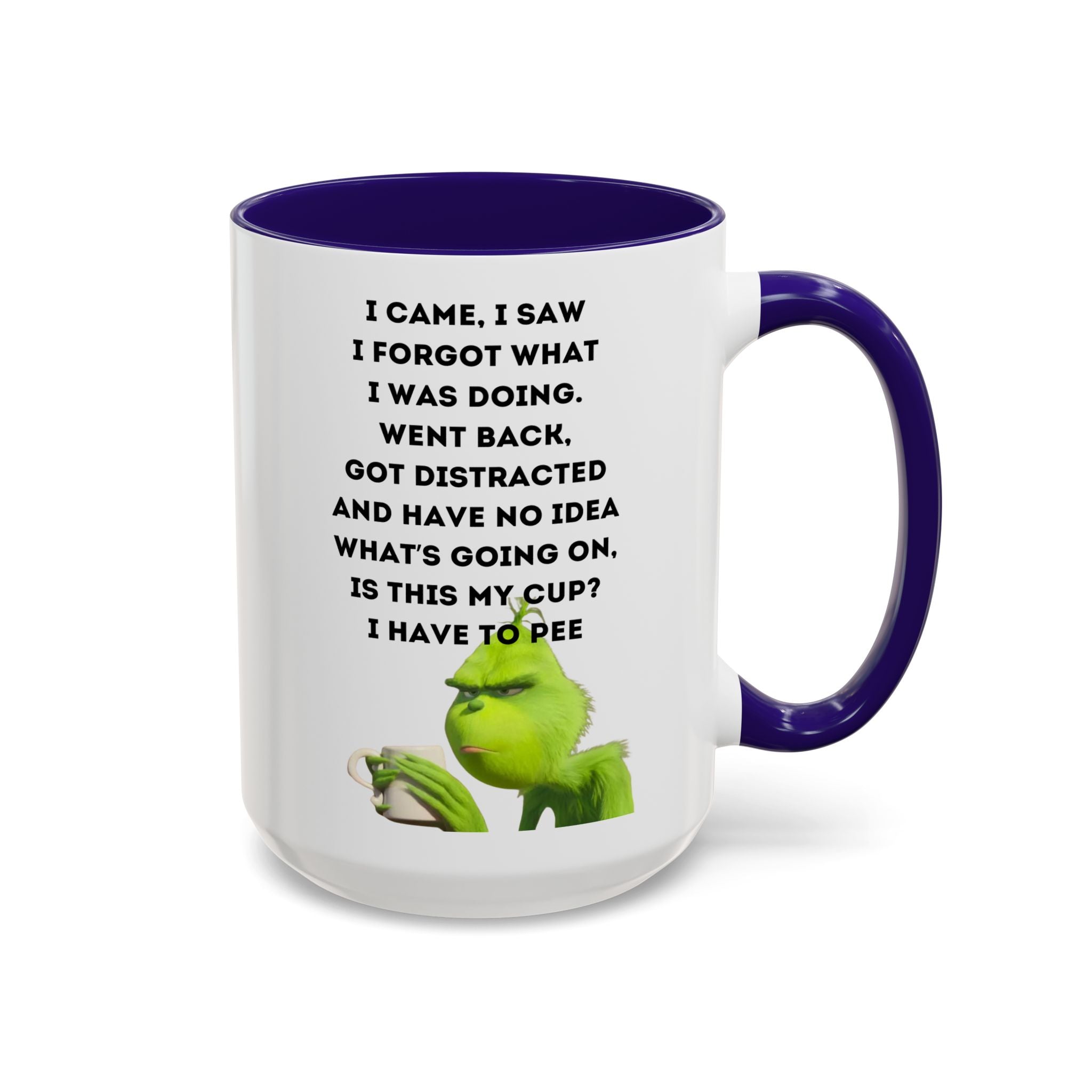 Colorful Grinch Coffee Mug, Fun Holiday Gift, Funny Tea Cup, Quirky Kitchen Decor, Grinch Fan Mug, Christmas Gift Idea