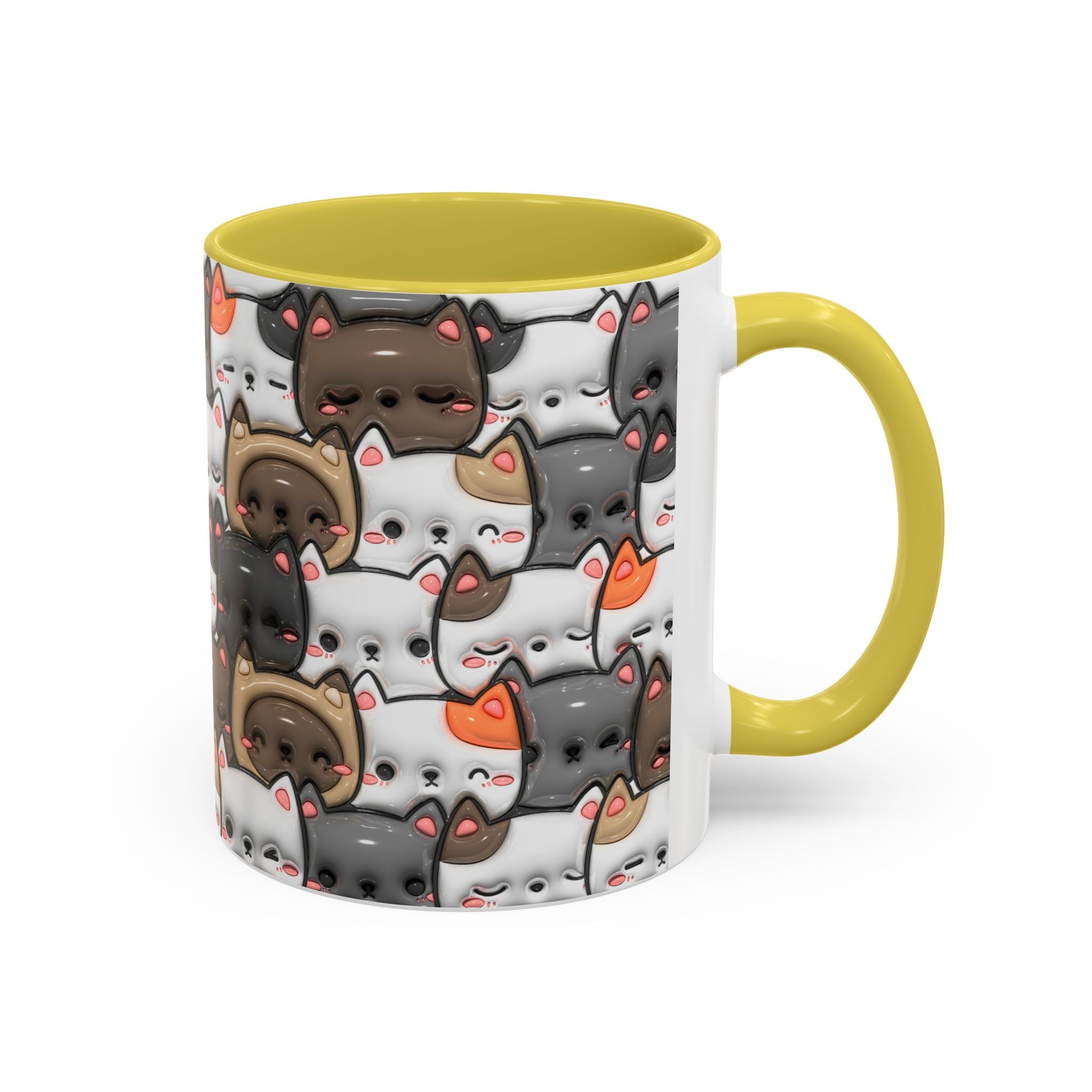 Colorful Cat Mugs - Cute Pet Lover Gift, Cat-Themed Coffee Cup, Cat Lover's Mug, Fun Kitchen Decor, Feline Art Drinkware
