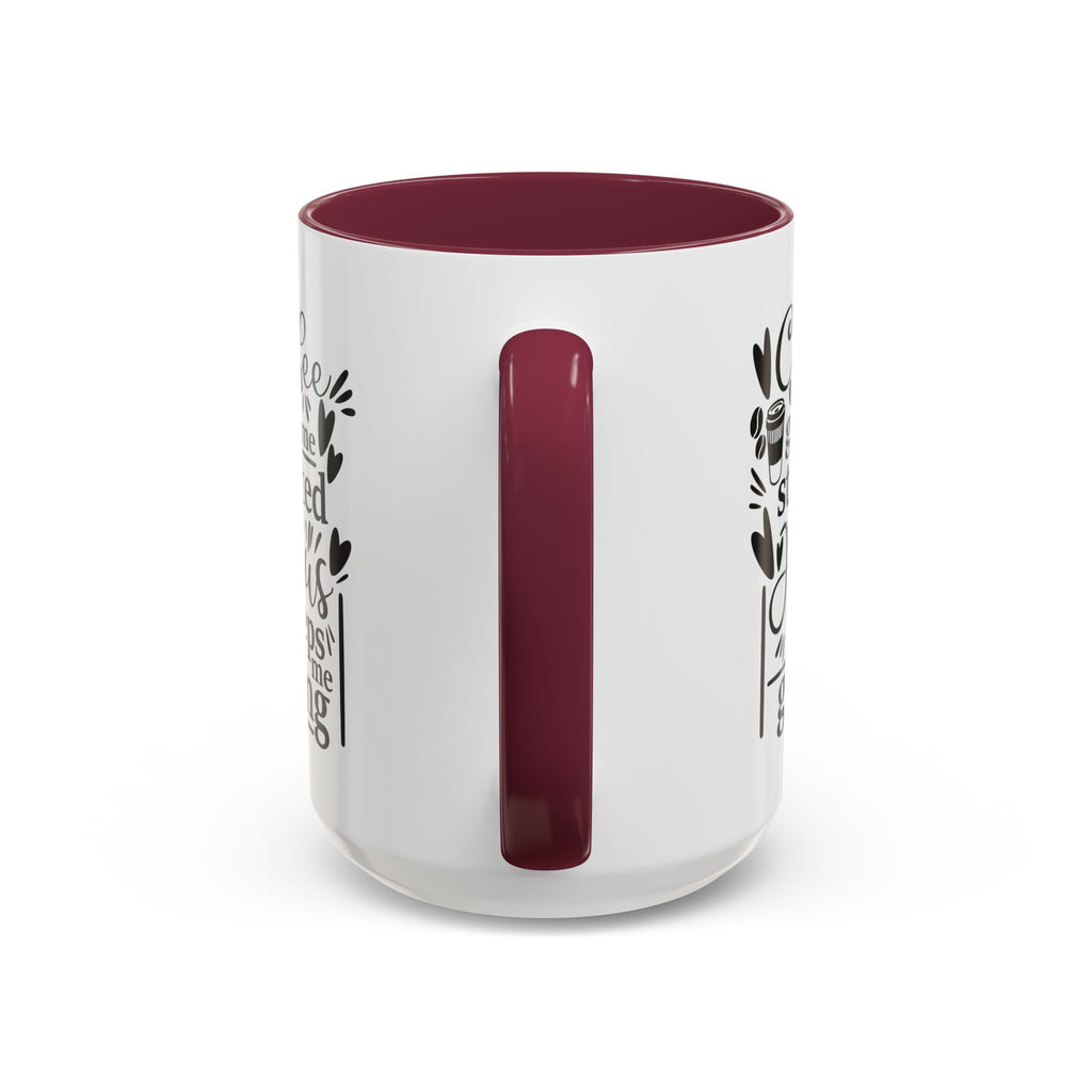 Faithful Morning Mug, Christian Coffee Cup, Religious Tea Mug, Jesus and Coffee Drinkware, Colorful Ceramic Mug