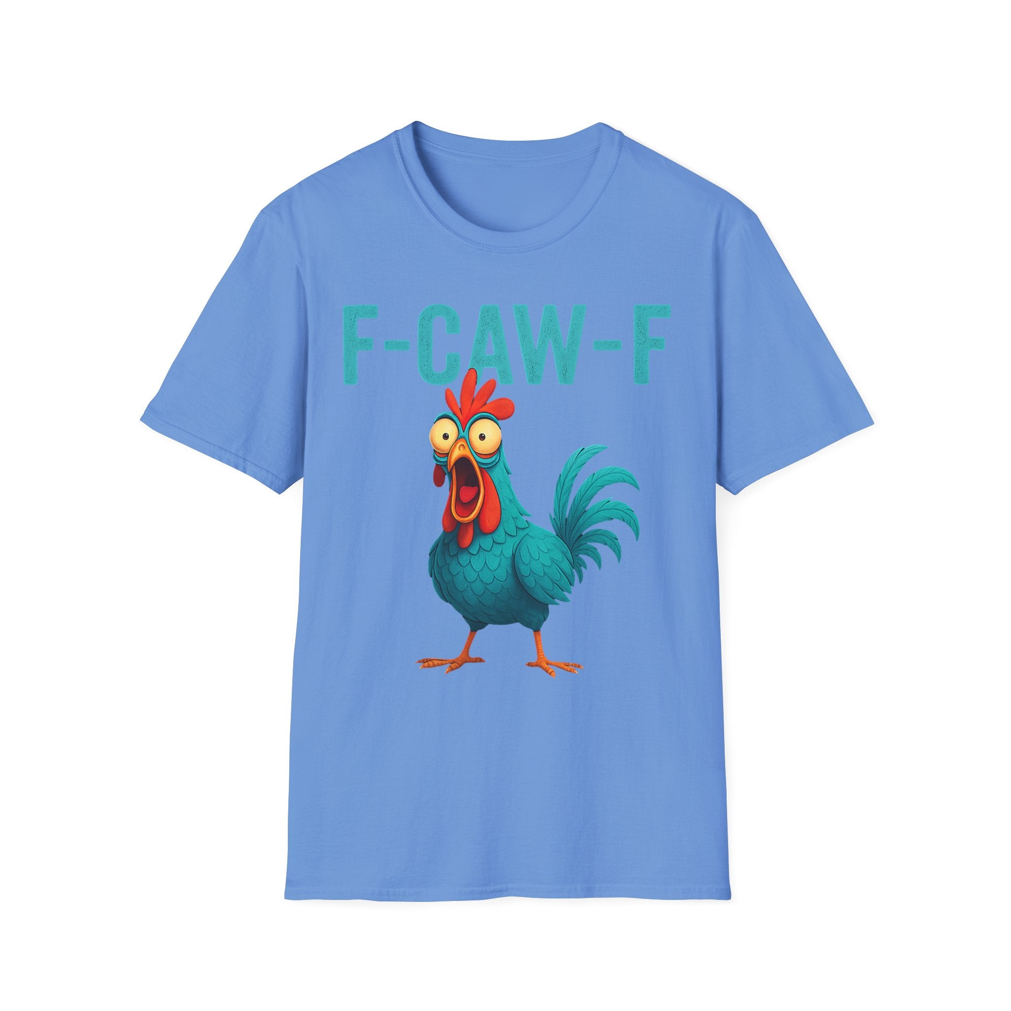 Effects of Coffee - Funny F-Caw-F Chicken T-Shirt, Humorous Tee, Gift for Poultry Lovers, Unisex Relaxed Shirt, Cartoon Animal Shirt