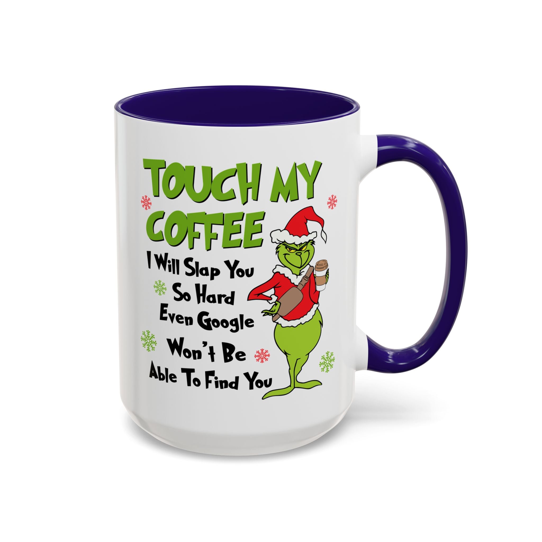 Colorful Grinch Coffee Mug - Fun Holiday Cup, Unique Gift, 11oz & 15oz Sizes, Perfect for Christmas, Funny Humor Mug, Coffee Lover's Delight