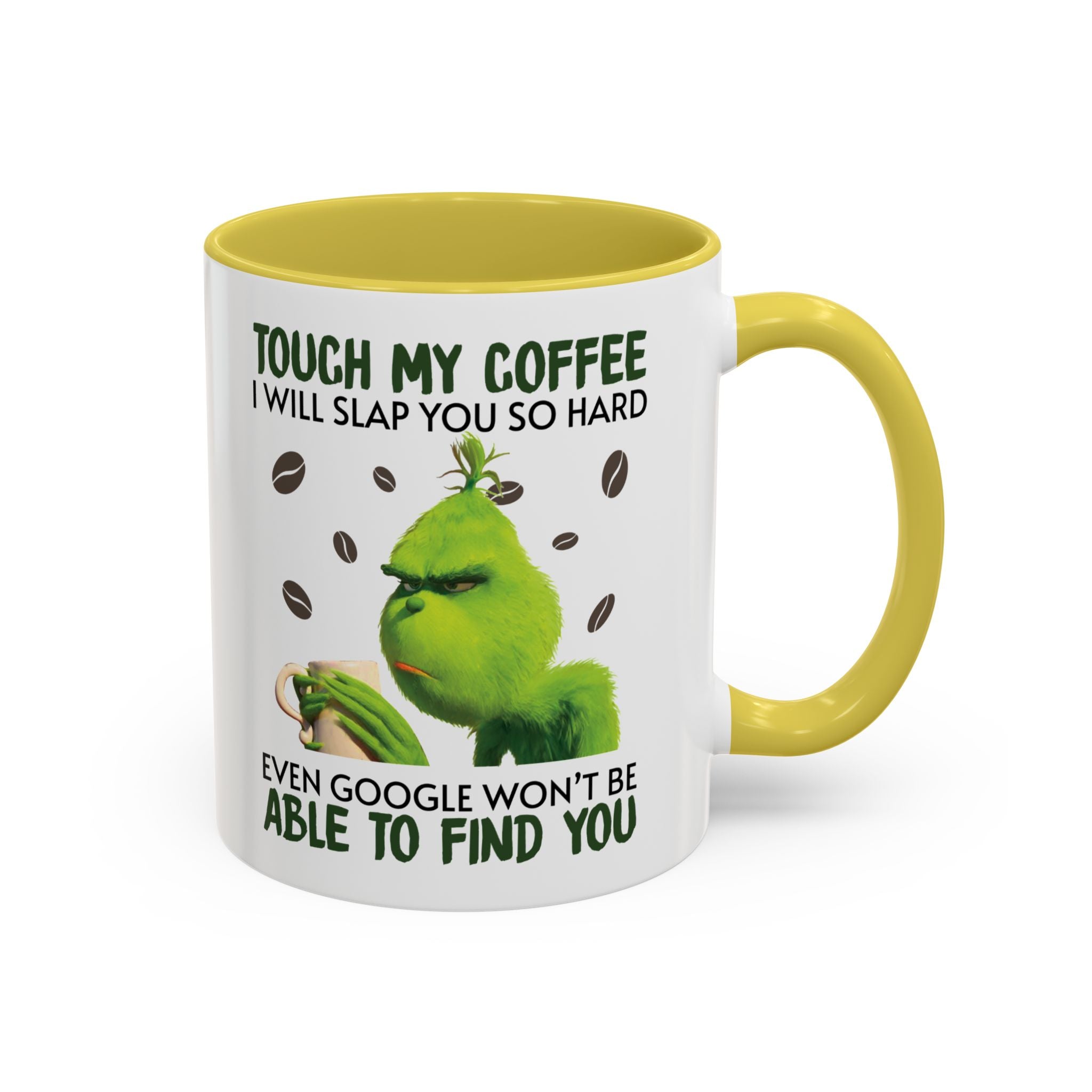 Funny Quote Mugs, Unique Coffee Cups, Gift for Coffee Lovers, Humorous Mug, Grinch Inspired Ceramics