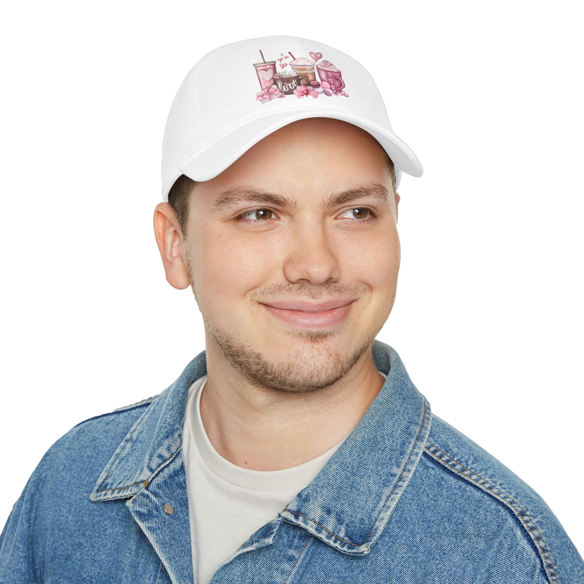 Love and Coffee Low Profile Baseball Cap