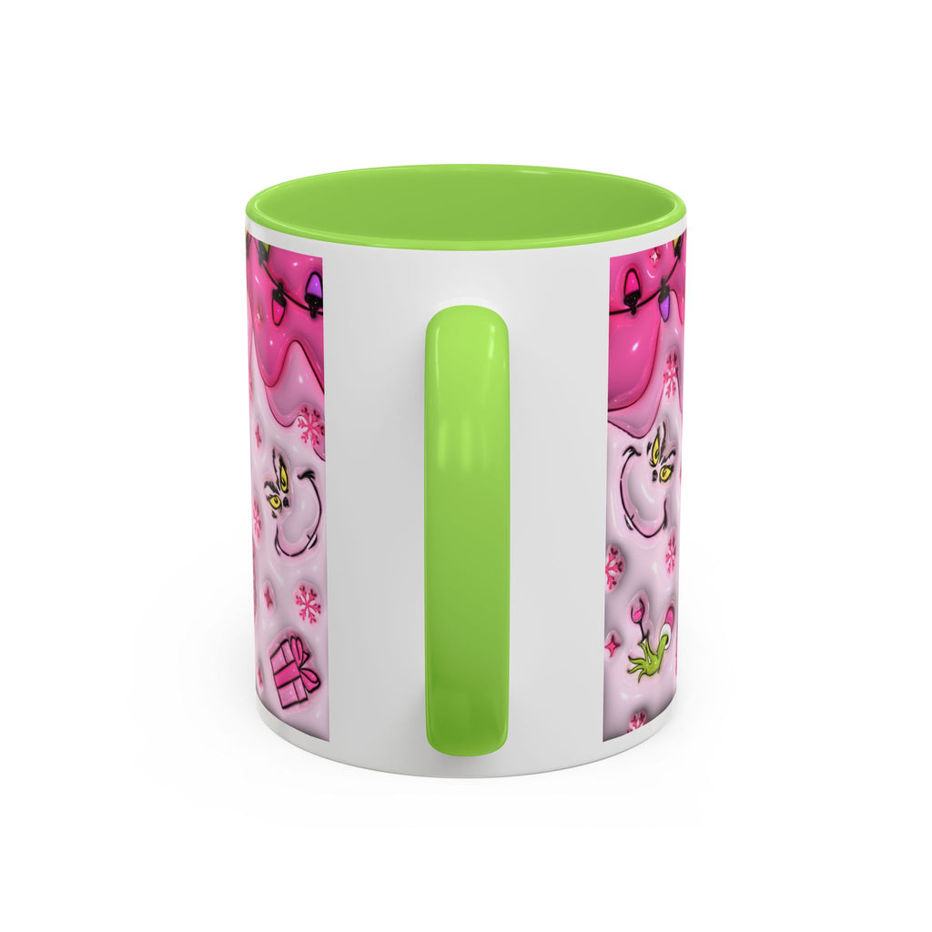 Colorful Grinch Mug, Holiday Gift, Whimsical Drinkware, Festive Coffee Cup, Christmas Decor, Grinch Mode Mug