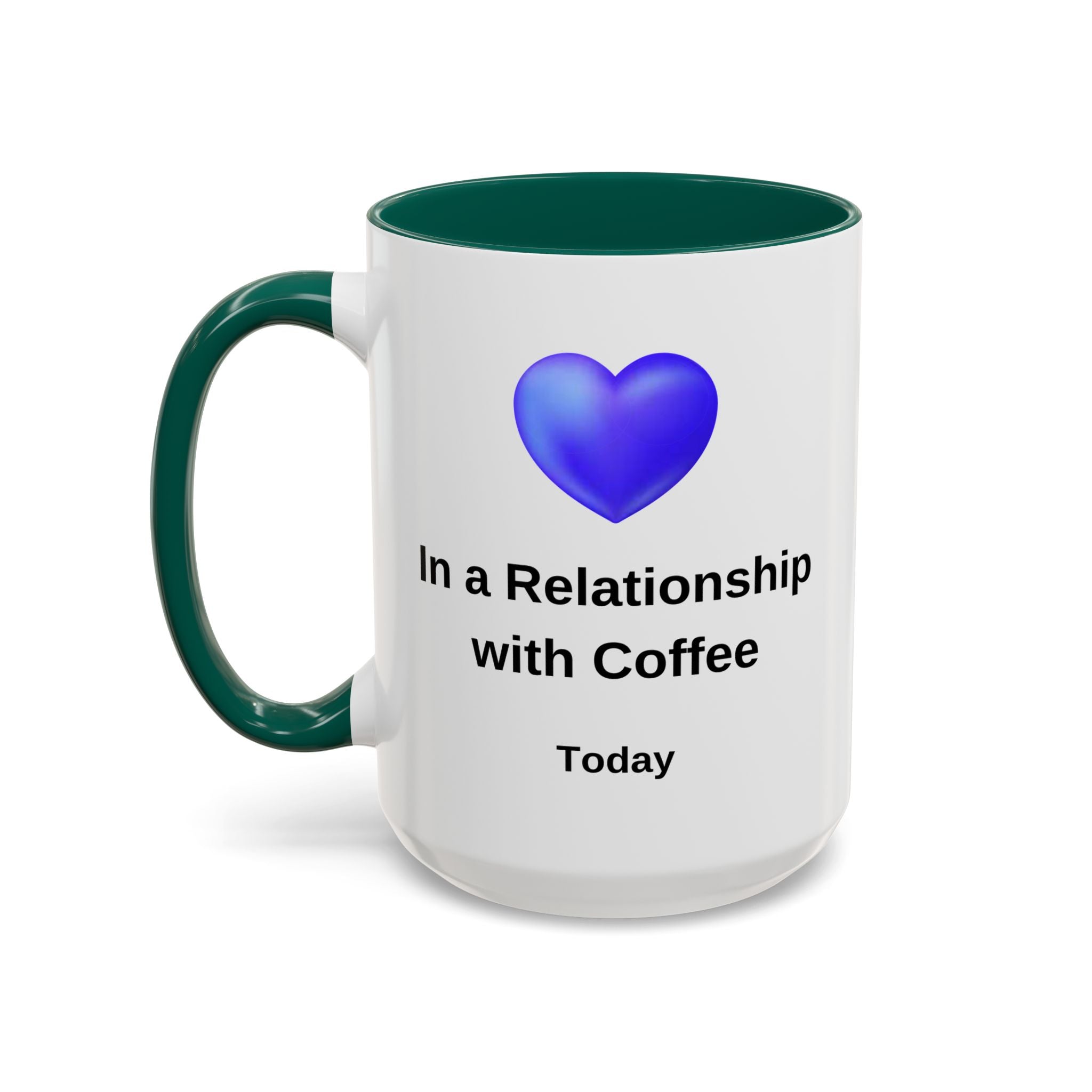 Coffee Lover Mug, Funny Coffee Cup Gift, Relationship with Coffee, Colorful Ceramic Mug, Coffee Addict Mug, Coffee Gift for Her, Coffee Mug