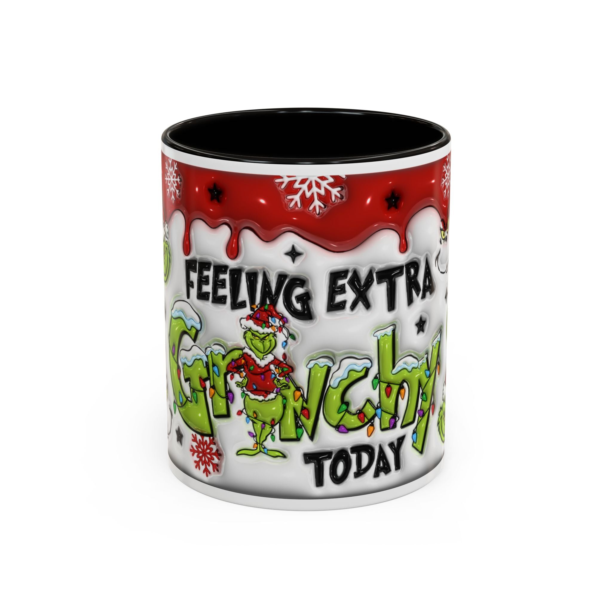 Grinch Holiday Mug - Feeling Extra Grinchy Today! Christmas Gift, Funny Coffee Cup, Holiday Decor, Winter Warmth