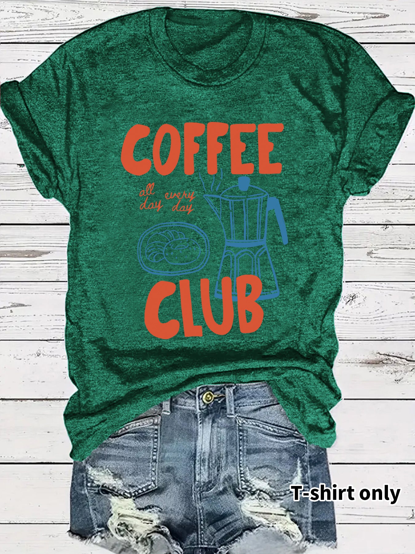 Coffee Club short sleeved women's