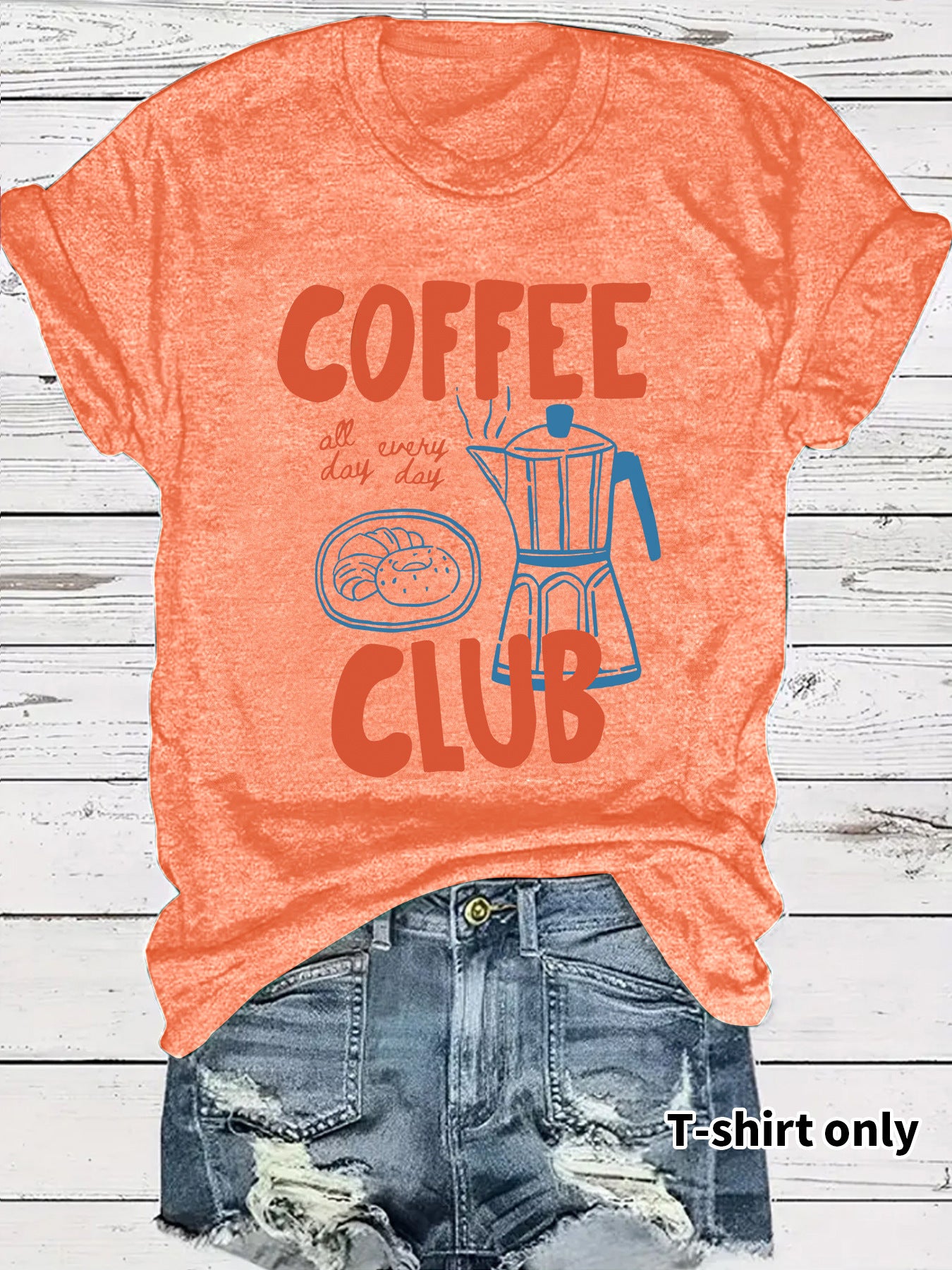 Coffee Club short sleeved women's