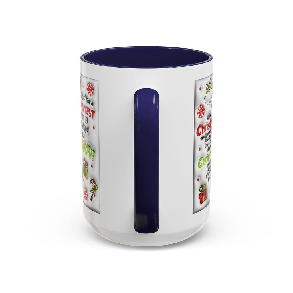 Grinchy Holiday Coffee Mug — "Feeling Extra Grinchy Today" Accent Mug (11/15oz)