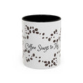 Coffee Sings to Me Mug — 11oz/15oz Ceramic Coffee Bean Music Mug