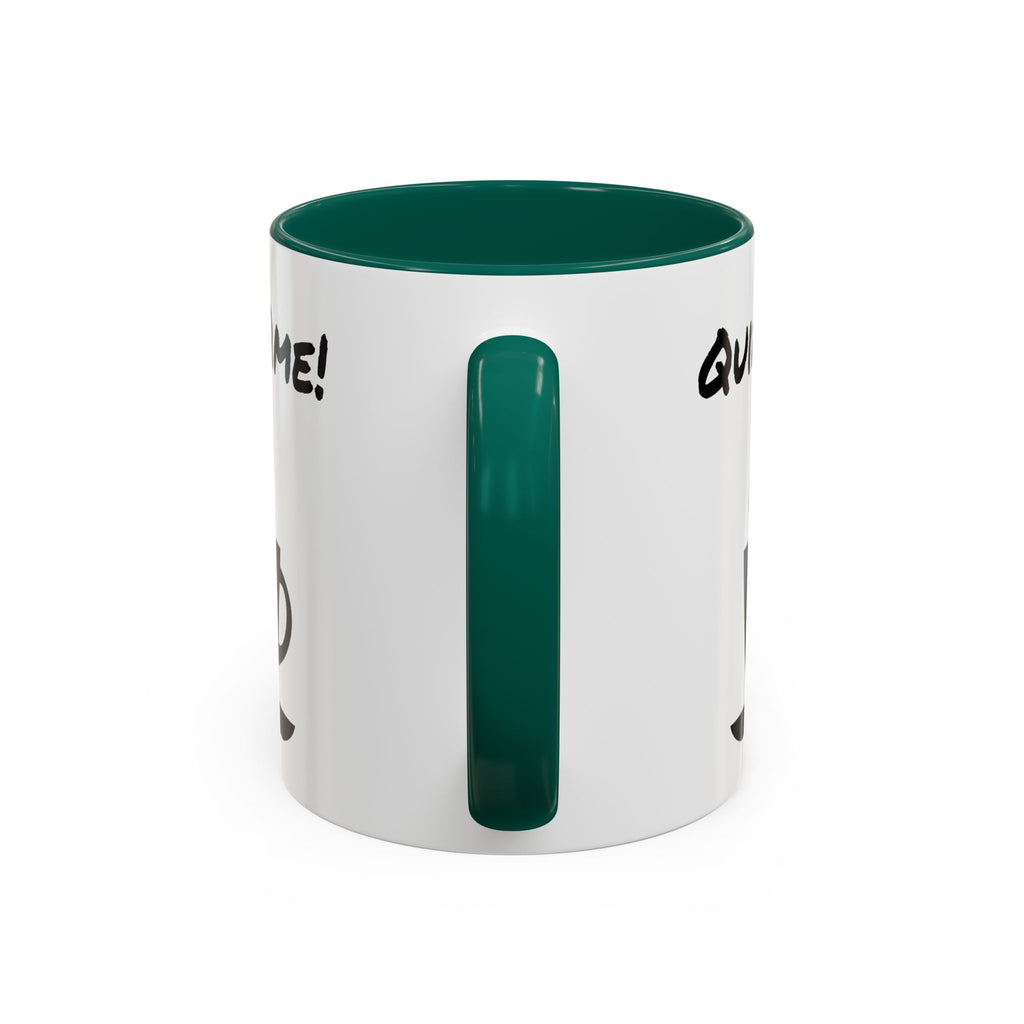 Quiet Time Coffee Mug — Black Accent 11oz/15oz