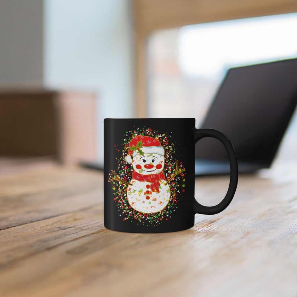 Festive Snowman Mug - Holiday Coffee Cup, Christmas Gift, Snowman Decor, Winter Mug, Hot Cocoa Mug