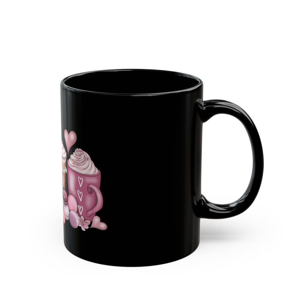 Love Coffee Black Coffee Mug, 15oz #Coffee #HotCoffee HotCoffeeClothing.com #ValentinesDay