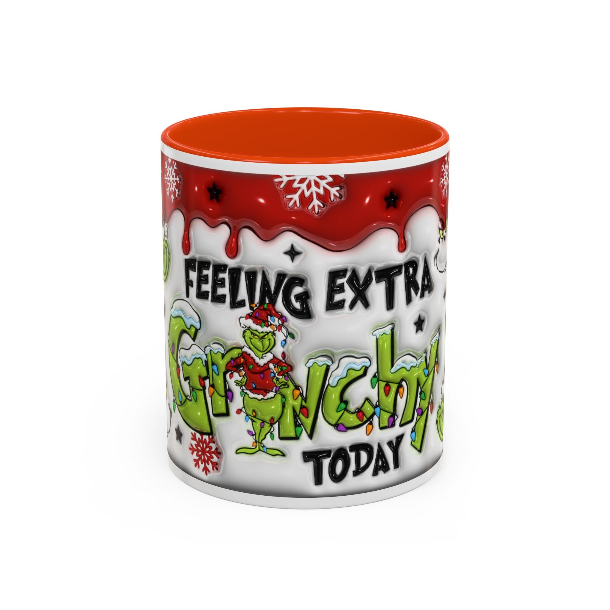 Grinch Holiday Mug - Feeling Extra Grinchy Today! Christmas Gift, Funny Coffee Cup, Holiday Decor, Winter Warmth
