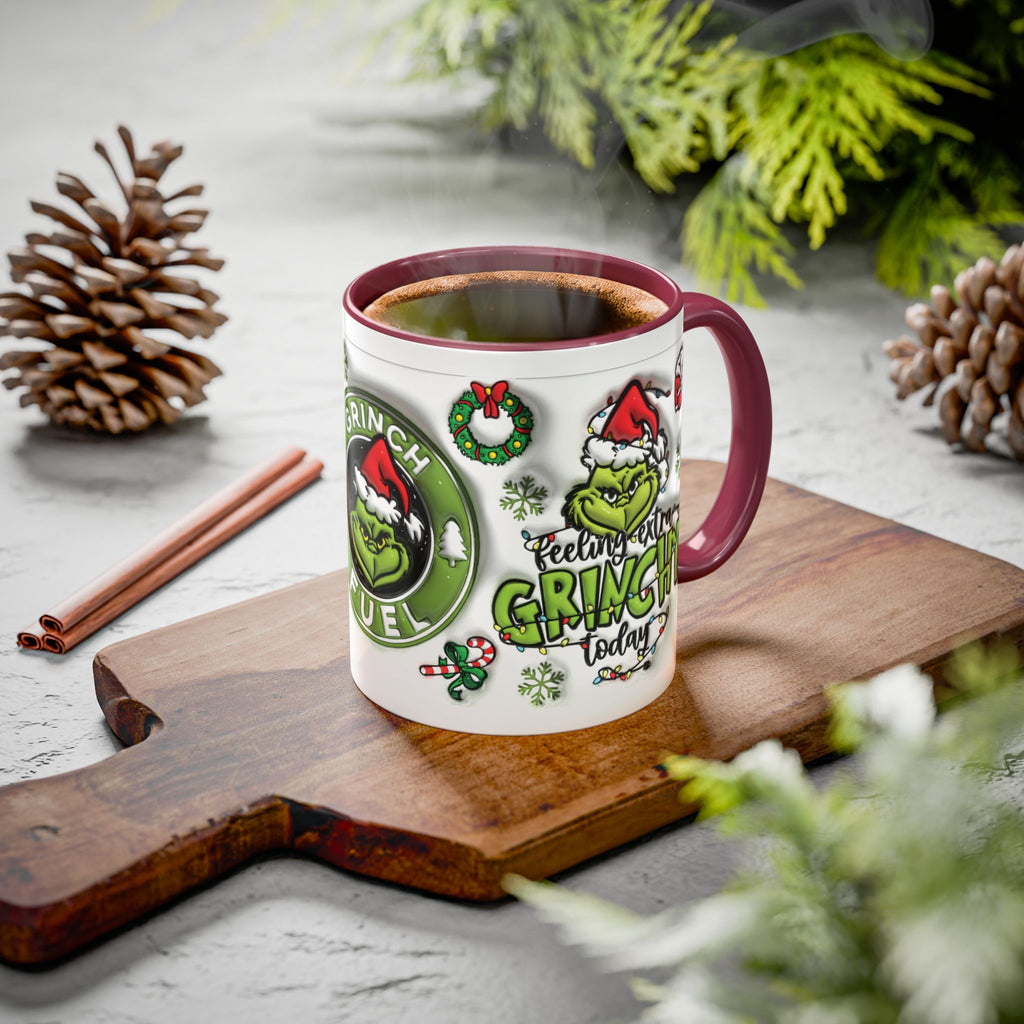 Grinch-themed Coffee Mug, Fun Holiday Gift, Christmas Mug, Grinch Fuel, Unique Grinchy Decor, Extra Grinchy Mug