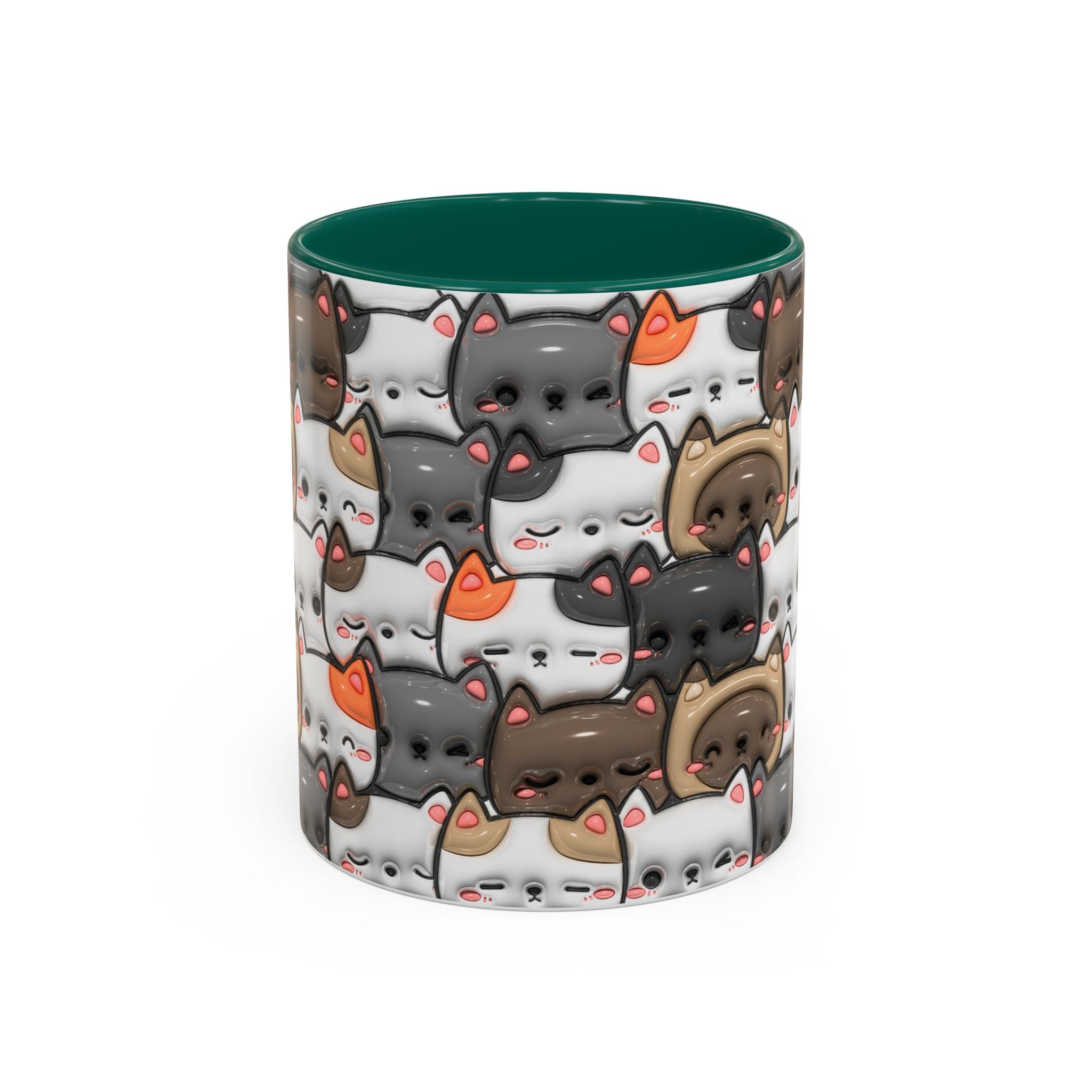 Colorful Cat Mugs - Cute Pet Lover Gift, Cat-Themed Coffee Cup, Cat Lover's Mug, Fun Kitchen Decor, Feline Art Drinkware