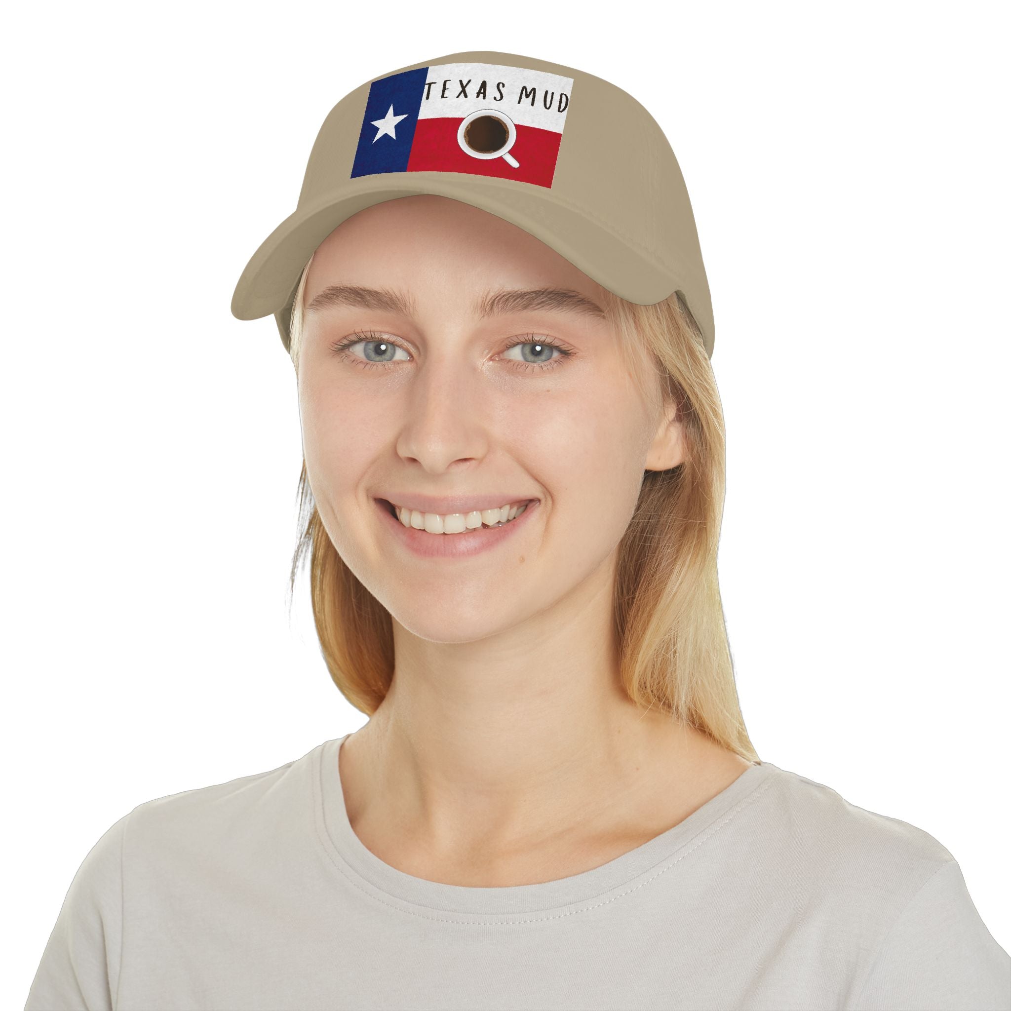 Texas Mud Coffee Flag Cap — Low Profile Baseball Hat