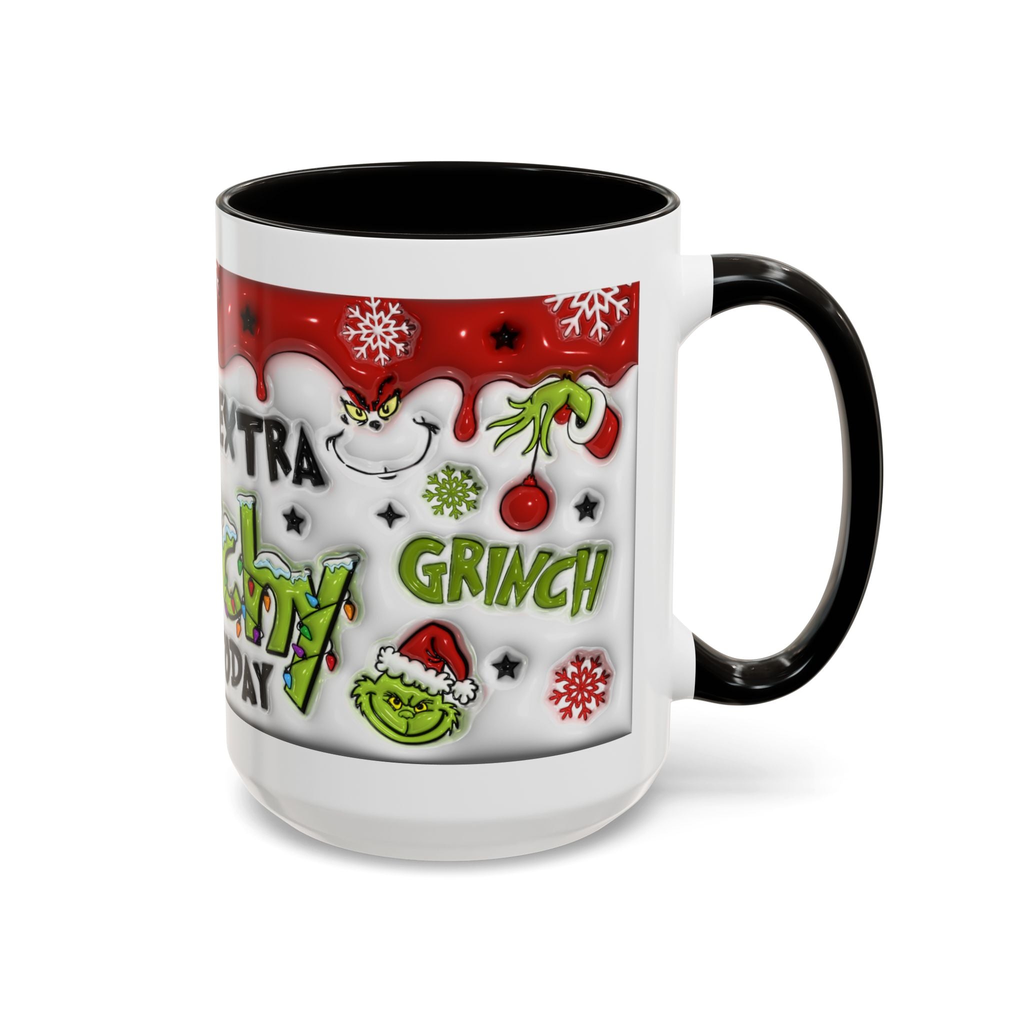 Grinch Holiday Mug - Feeling Extra Grinchy Today! Christmas Gift, Funny Coffee Cup, Holiday Decor, Winter Warmth